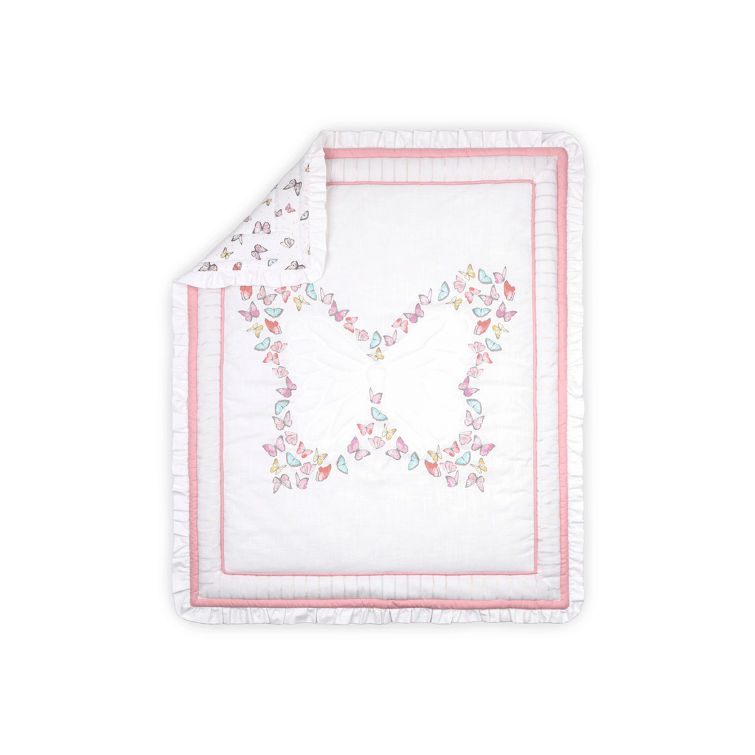 1 5pc The Peanutshell Whisper Butterfly Bedset Baby Nursery Decor
 - Multi, 1 of 4