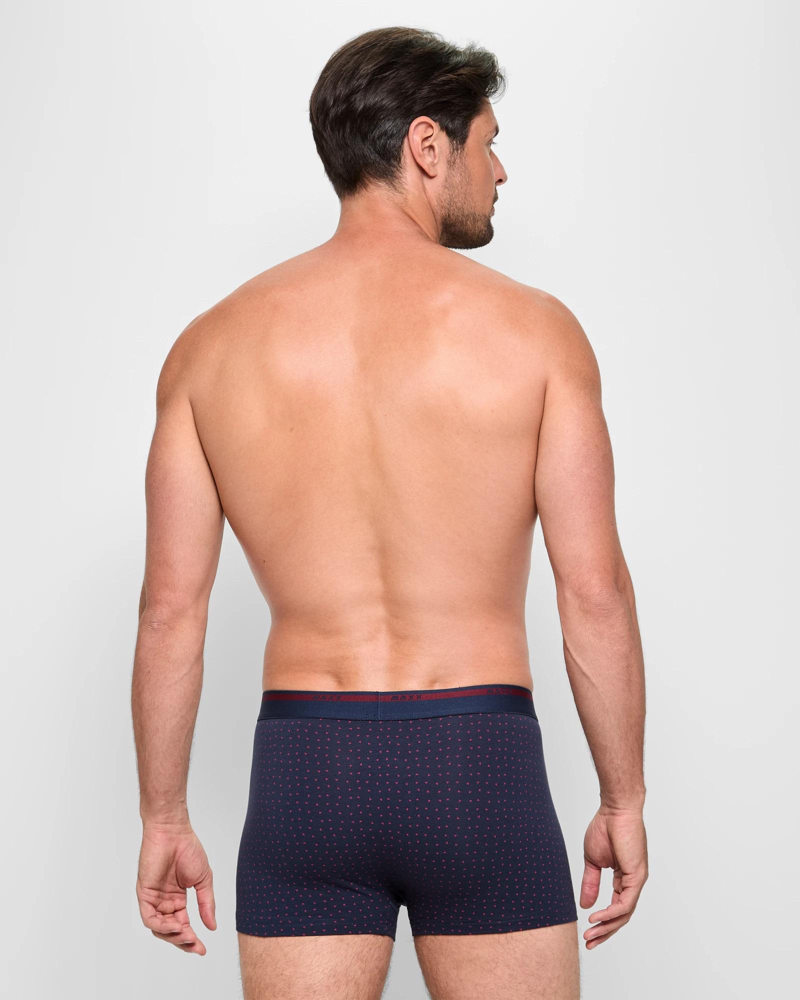 3 3 Pack Australian Cotton Blend Hipster Trunks - Maxx NAVY/PORT, 3 of 3