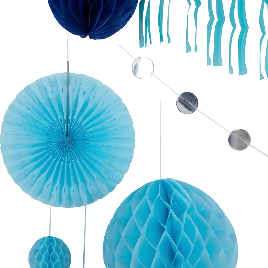 6 12 Piece Blue Decoration Pack, 6 of 10