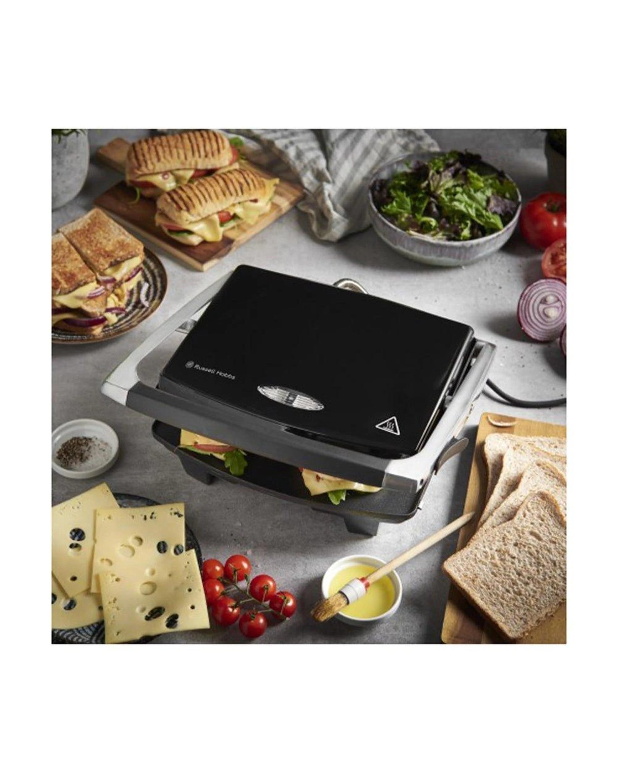 4 Russell Hobbs 4-Slice Sandwich Press - Black Pearl, 4 of 6
