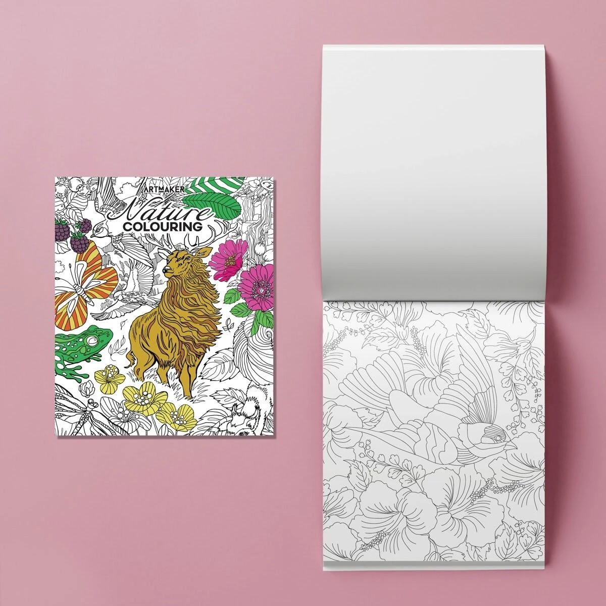 4 Art Maker Nature Colouring Complete Starter Kit - Book, 4 of 5