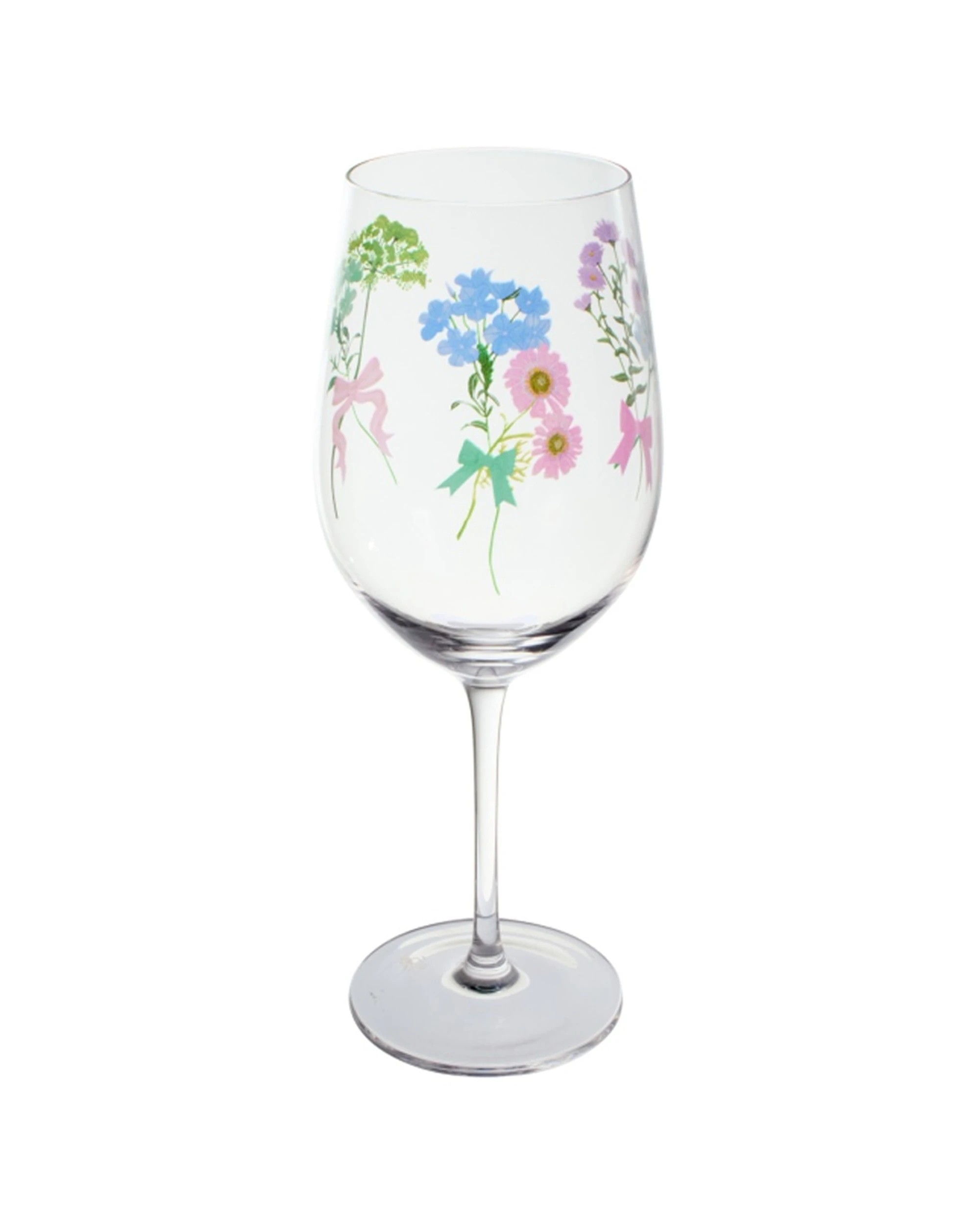 2 Maxwell & Williams 2pc Cherish Wine Glass Drinkware Set 580ml Floral Design - Clear, 2 of 4