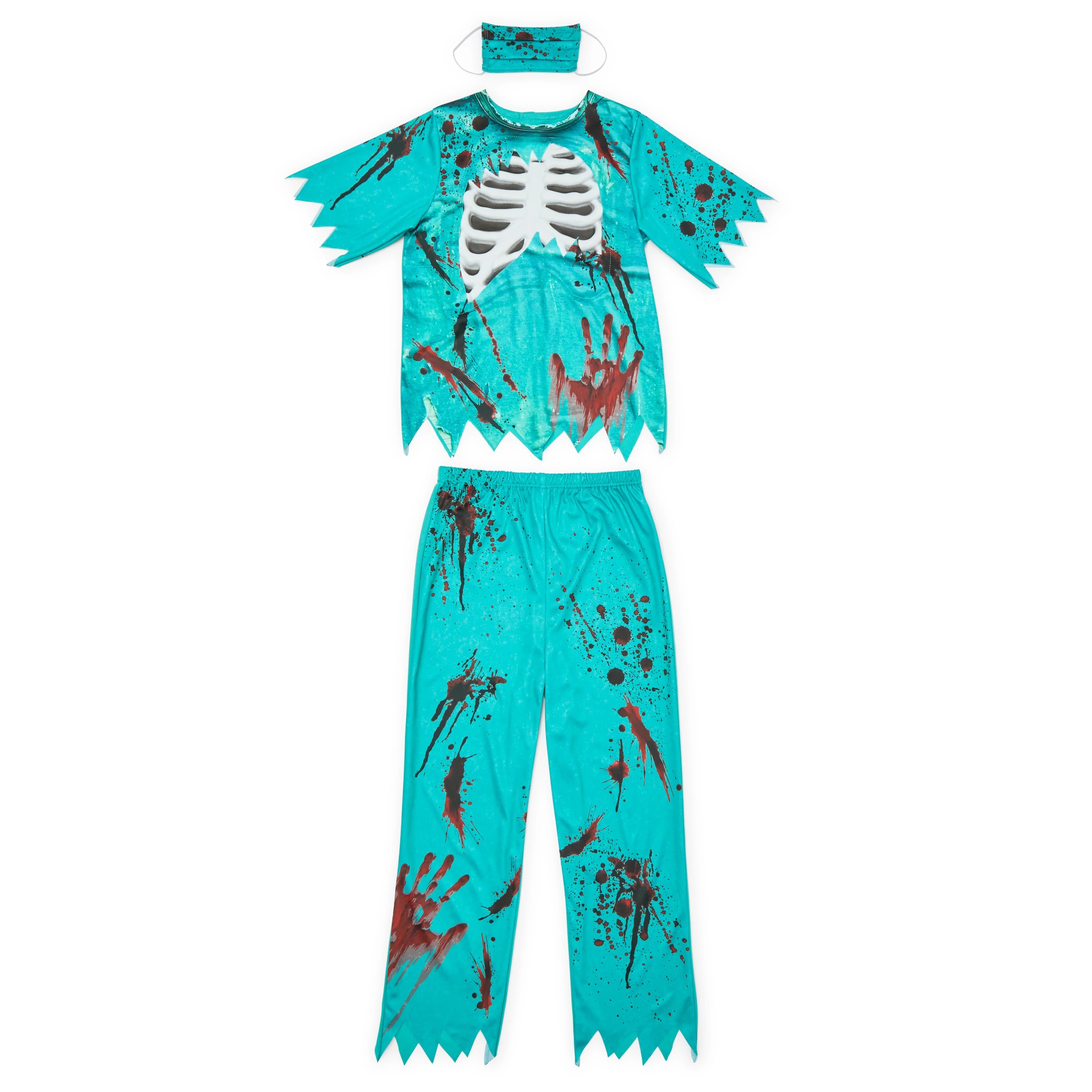 9 3 Piece Zombie Surgeon Costume - Ages 8+, 9 of 10