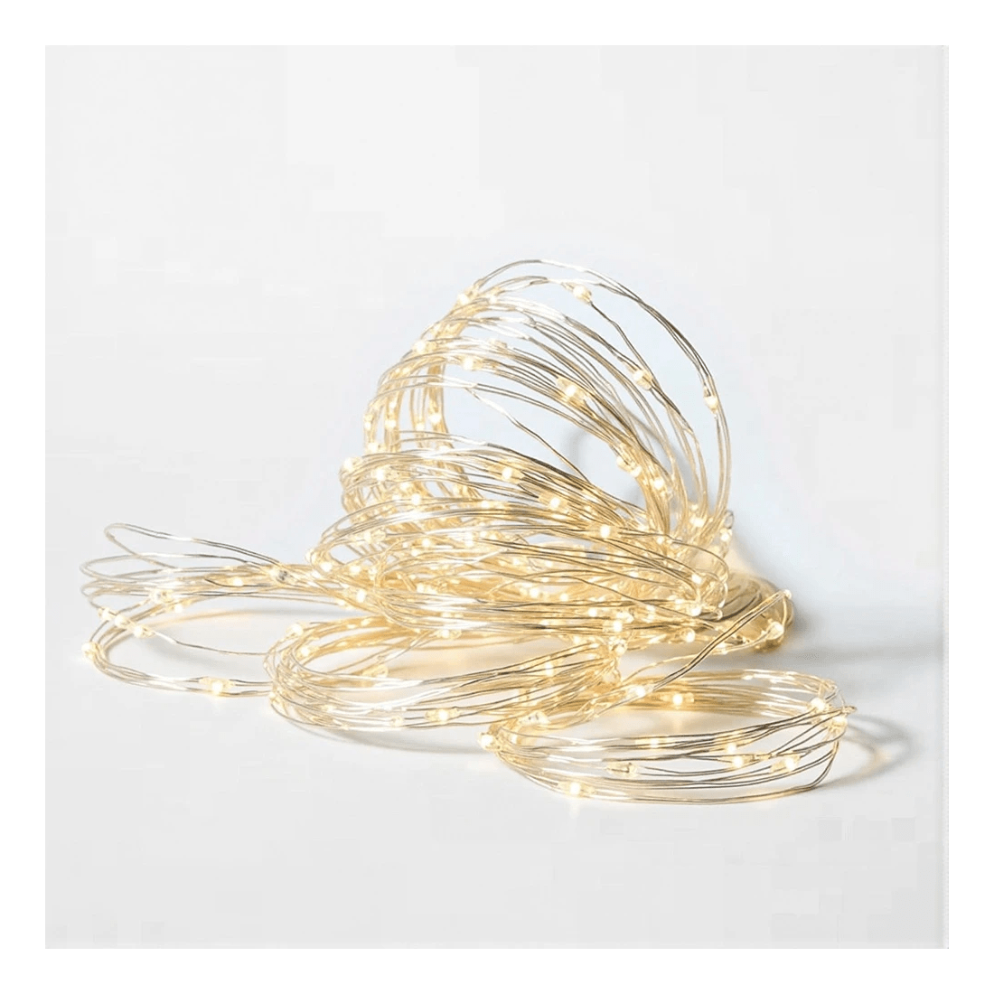 1 Jingle Jollys 3X3M Christmas Lights Curtain String Light 300 LED Warm - White, 1 of 7