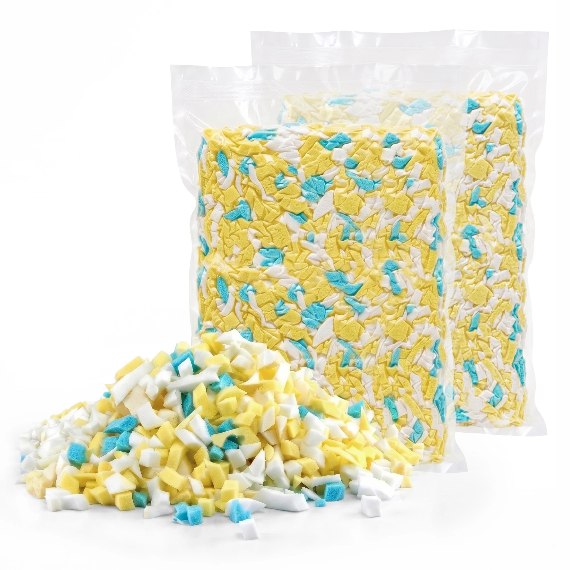 1 Artiss 10lbs (4.4KG) Bean Bag Filler Shredded Memory Foam Filling High Density - Multi, 1 of 9