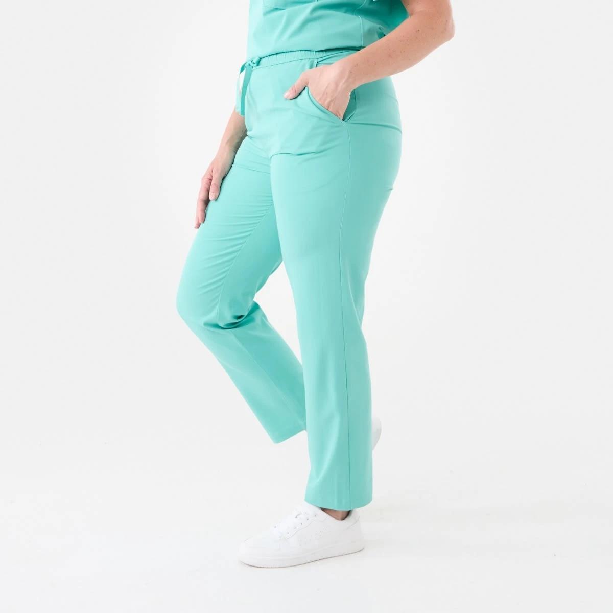 2 Work Scrub Pants Turq Blue, 2 of 8