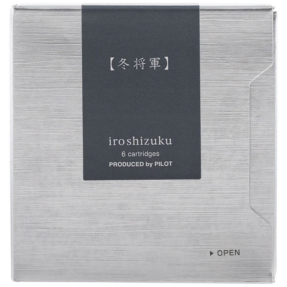 3 Iroshizuku Fountain Pen Ink Cartridge Old Man Winter 6Pk, 3 of 3