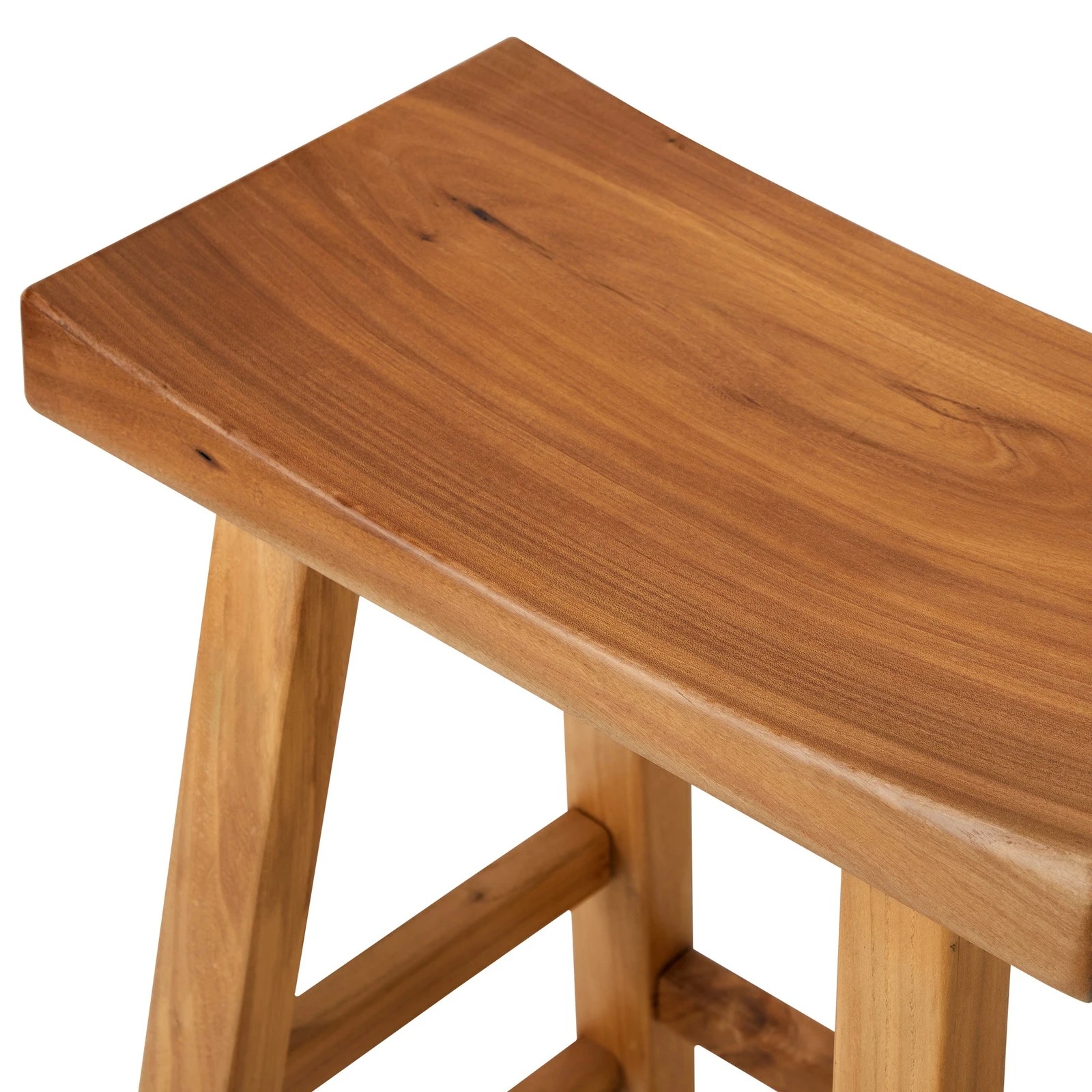 9 Oikiture 2x Bar Stools Kitchen Stool Wooden Counter Chairs Barstools
 - Natural, 9 of 10