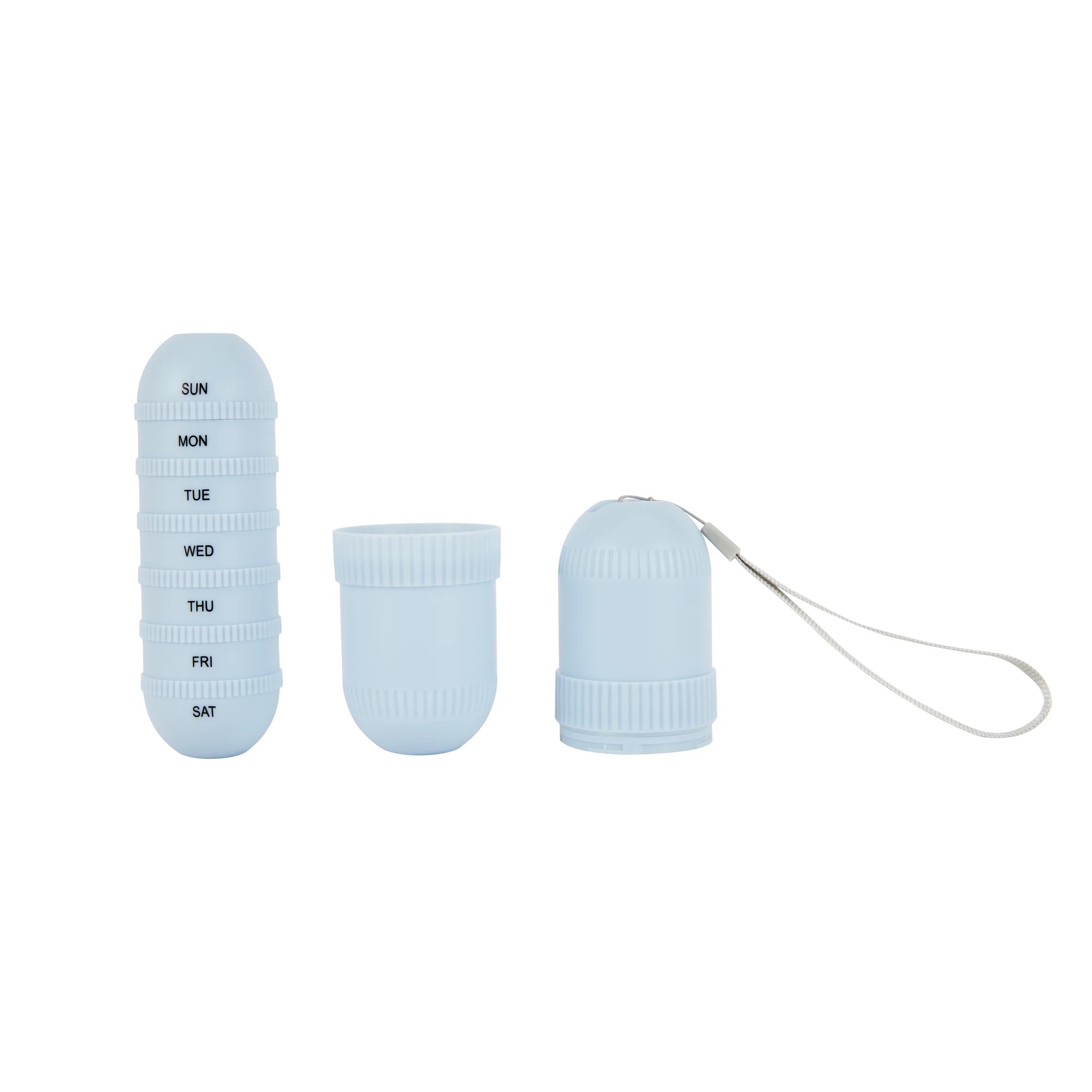 3 OXX Travel Tablet Container - Blue, 3 of 5