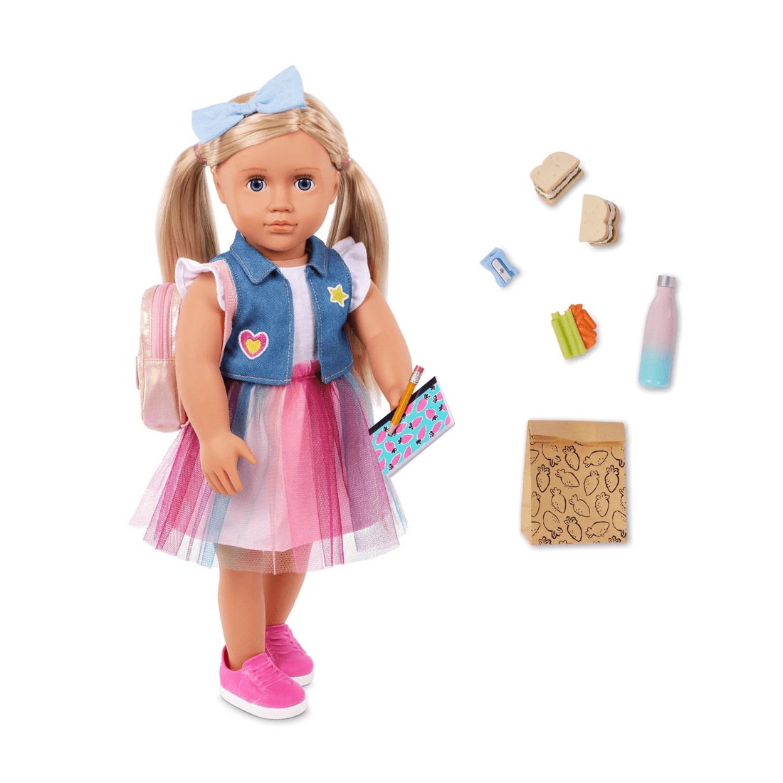 1 Our Generation 18in Elementary School Doll Evie With Accessories - Multi, 1 of 3