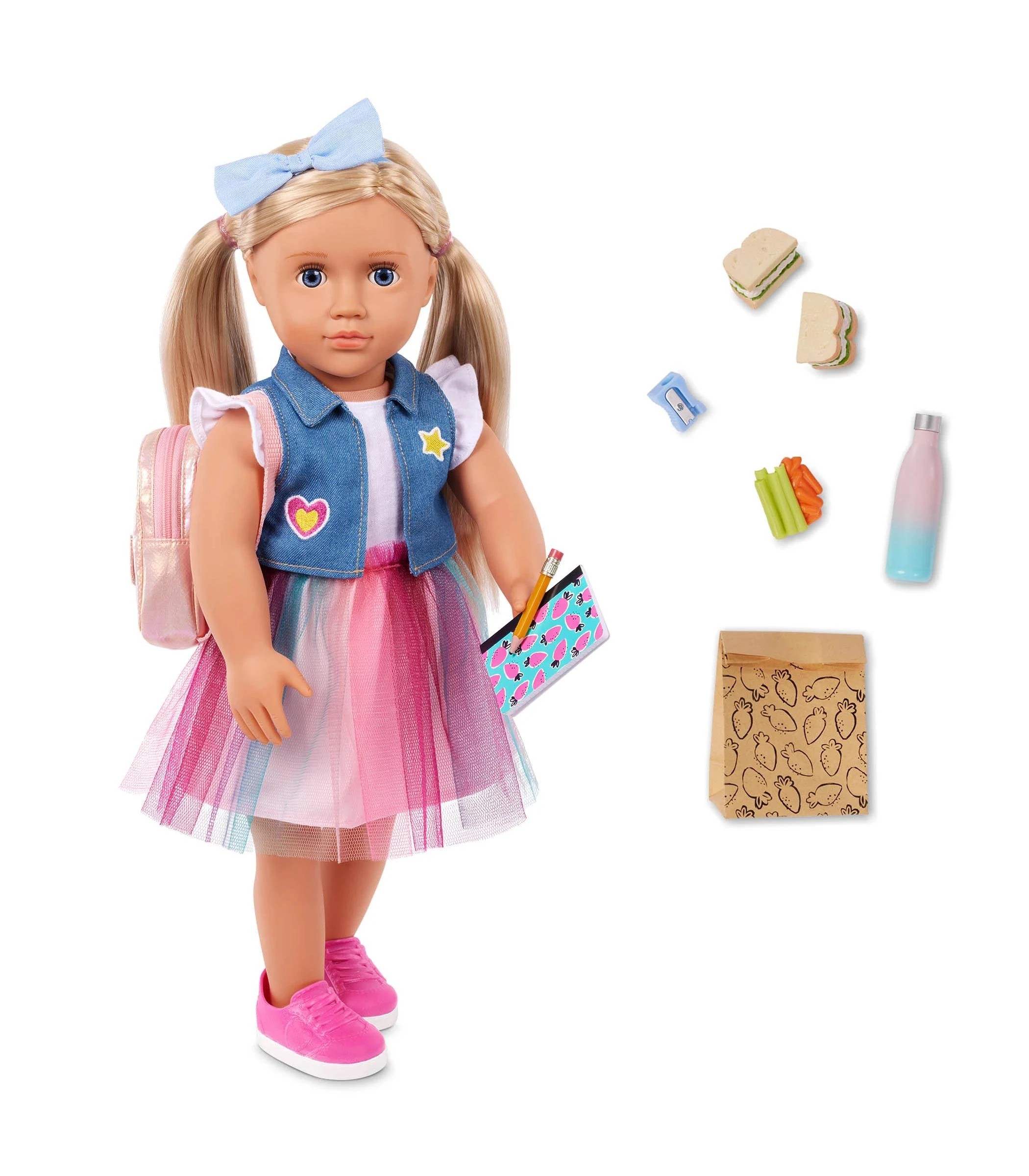 1 Our Generation 18in Elementary School Doll Evie With Accessories - Multi, 1 of 3