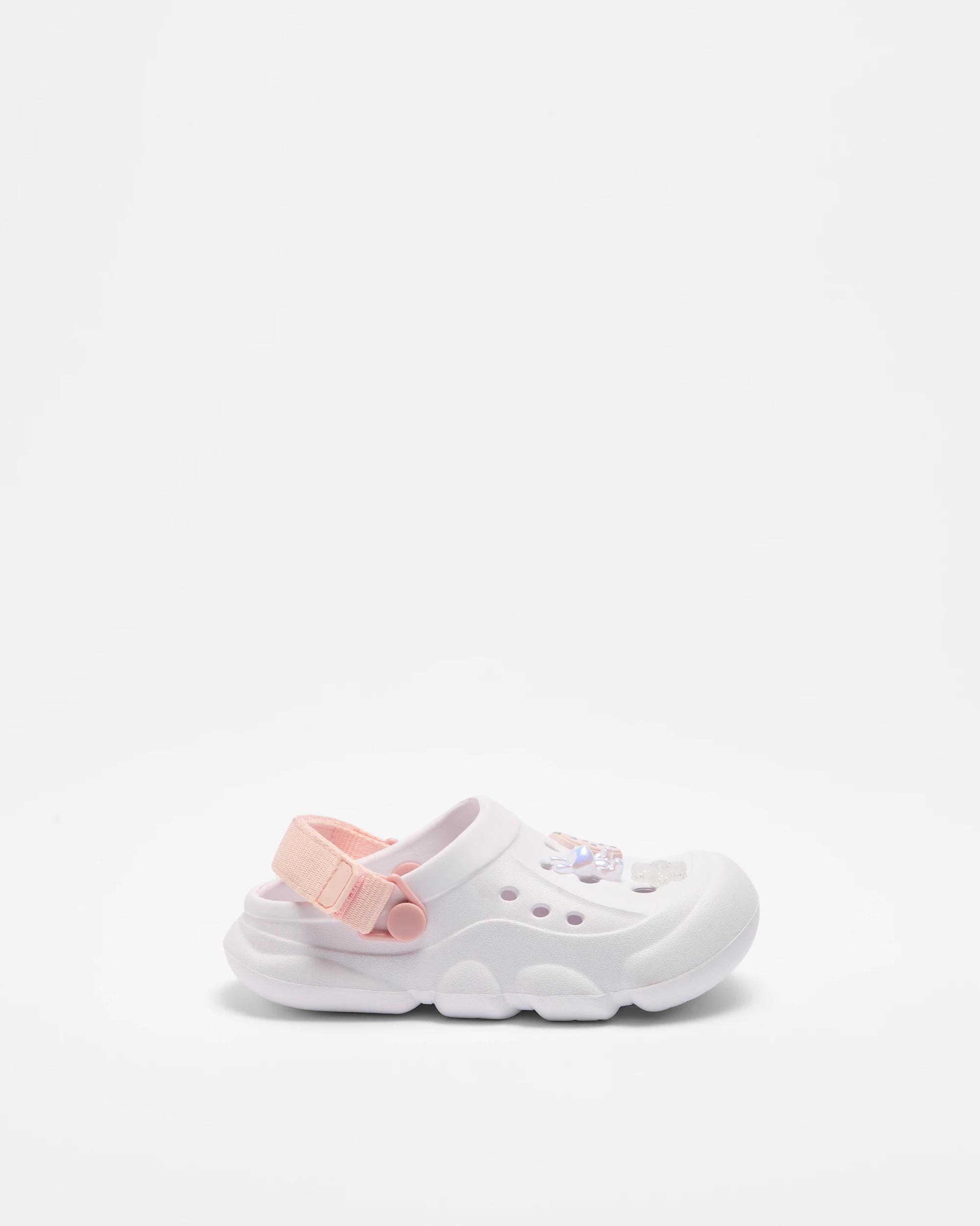 1 Target Girls Junior Icon Clog WHITE, 1 of 2