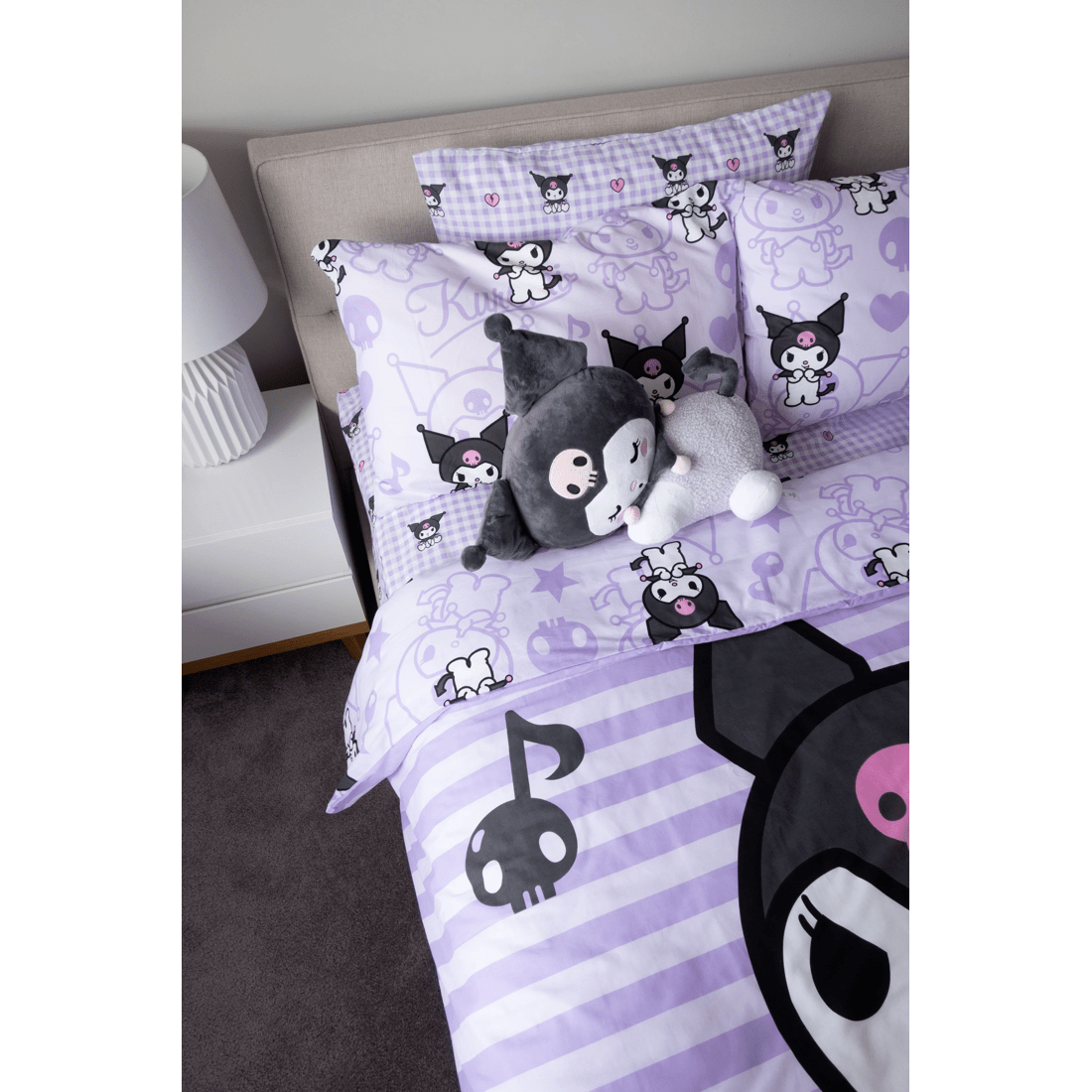 4 Hello Kitty Kuromi Kids Quilt Cover Set
 - Single Bed
 - Purple, 4 of 5