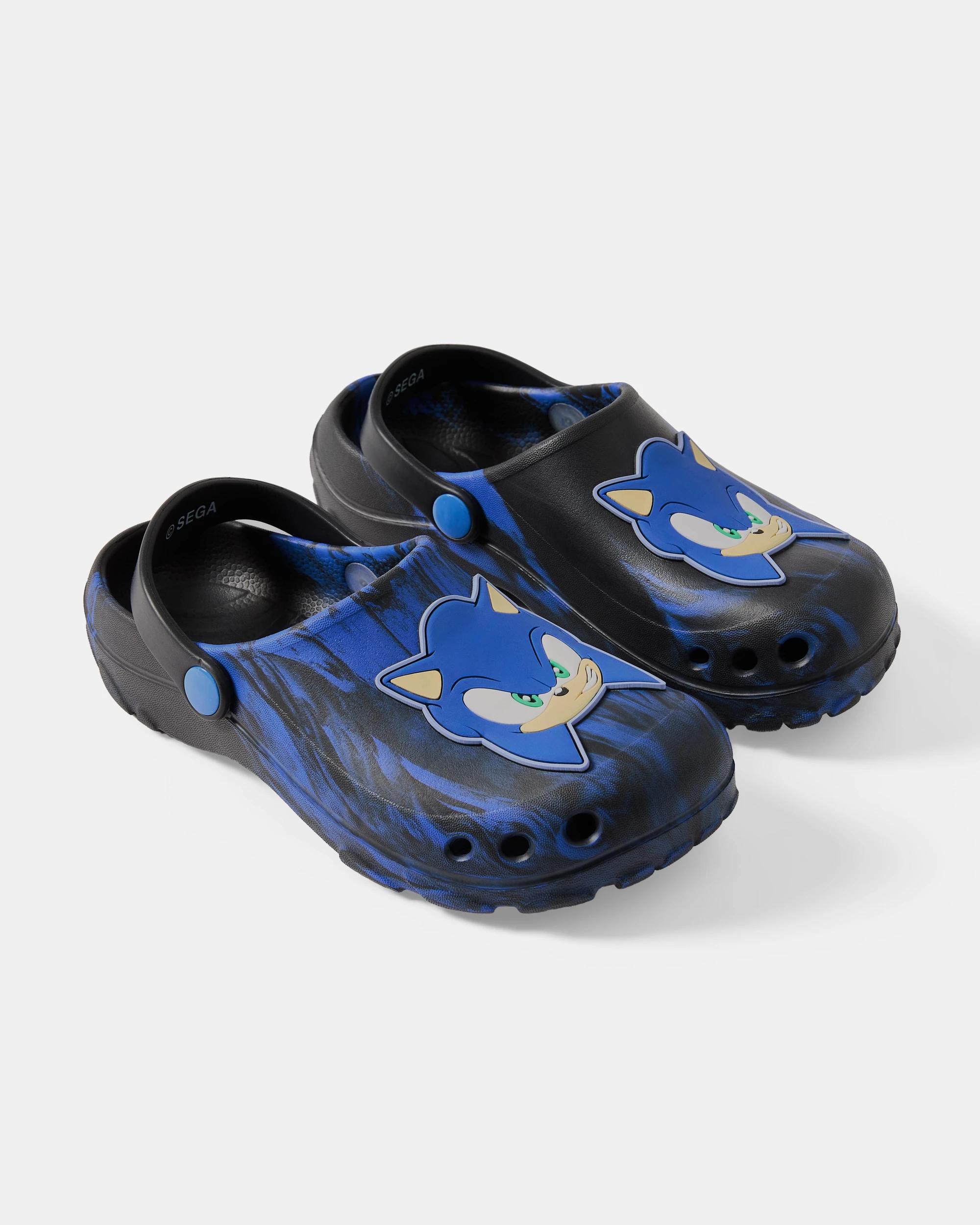 2 Senior Sonic the Hedgehog License Clogs SONIC, 2 of 4