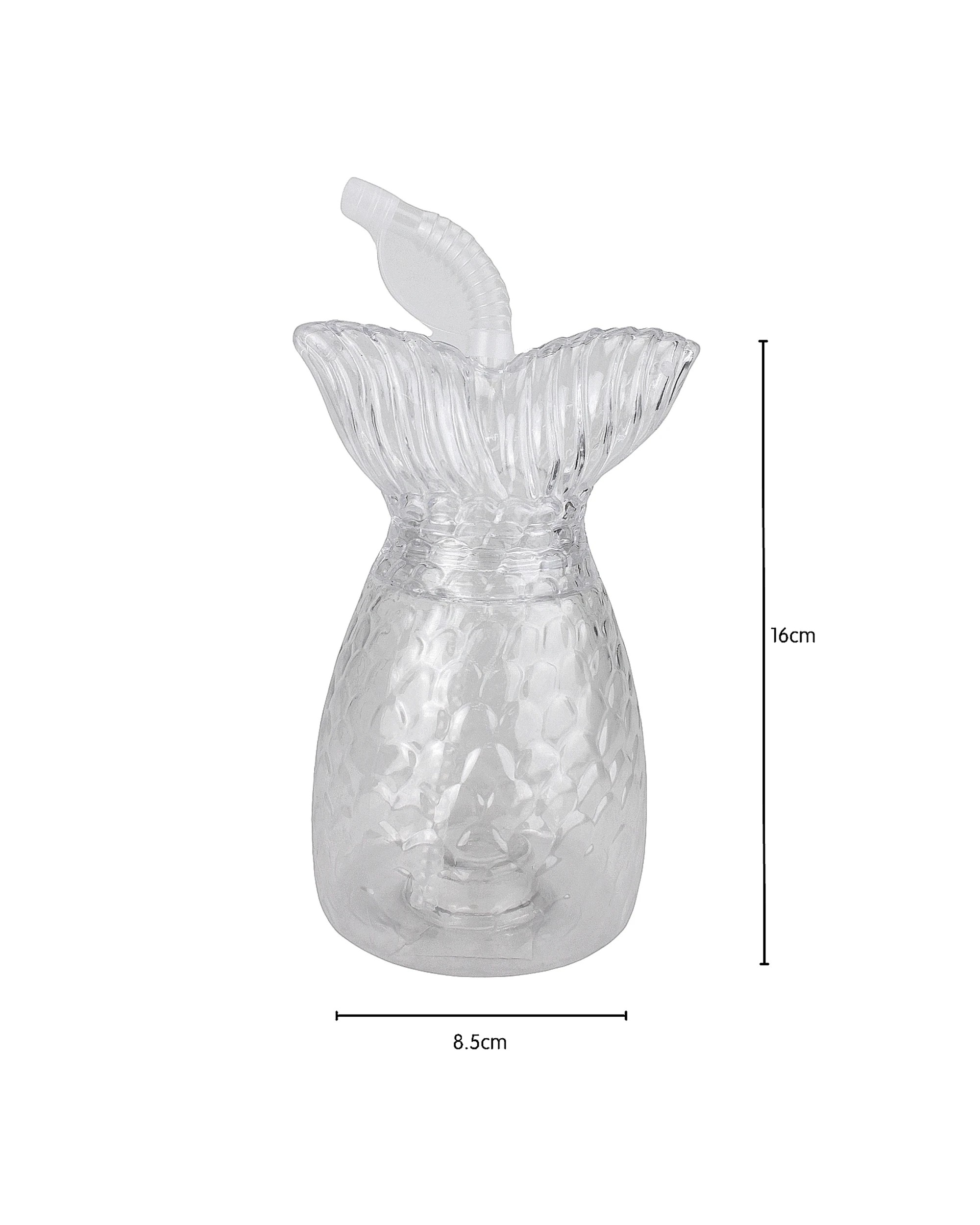 3 Party Maker Mermaid Tail Novelty Cup With Straw - Clear, 3 of 3