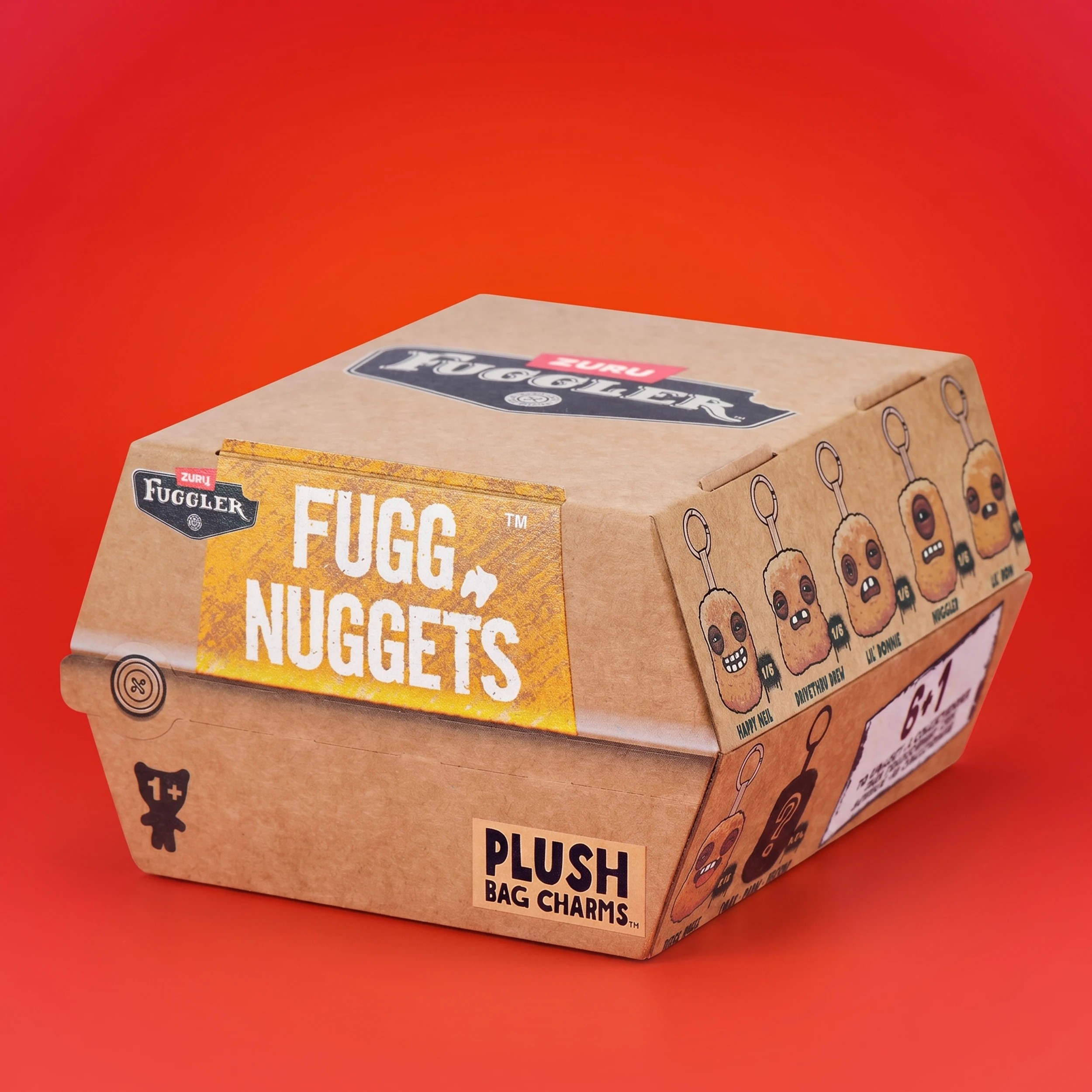 3 9cm ZURU Fuggler Fugg Nuggets Plush Bag Charms - Assorted, 3 of 10
