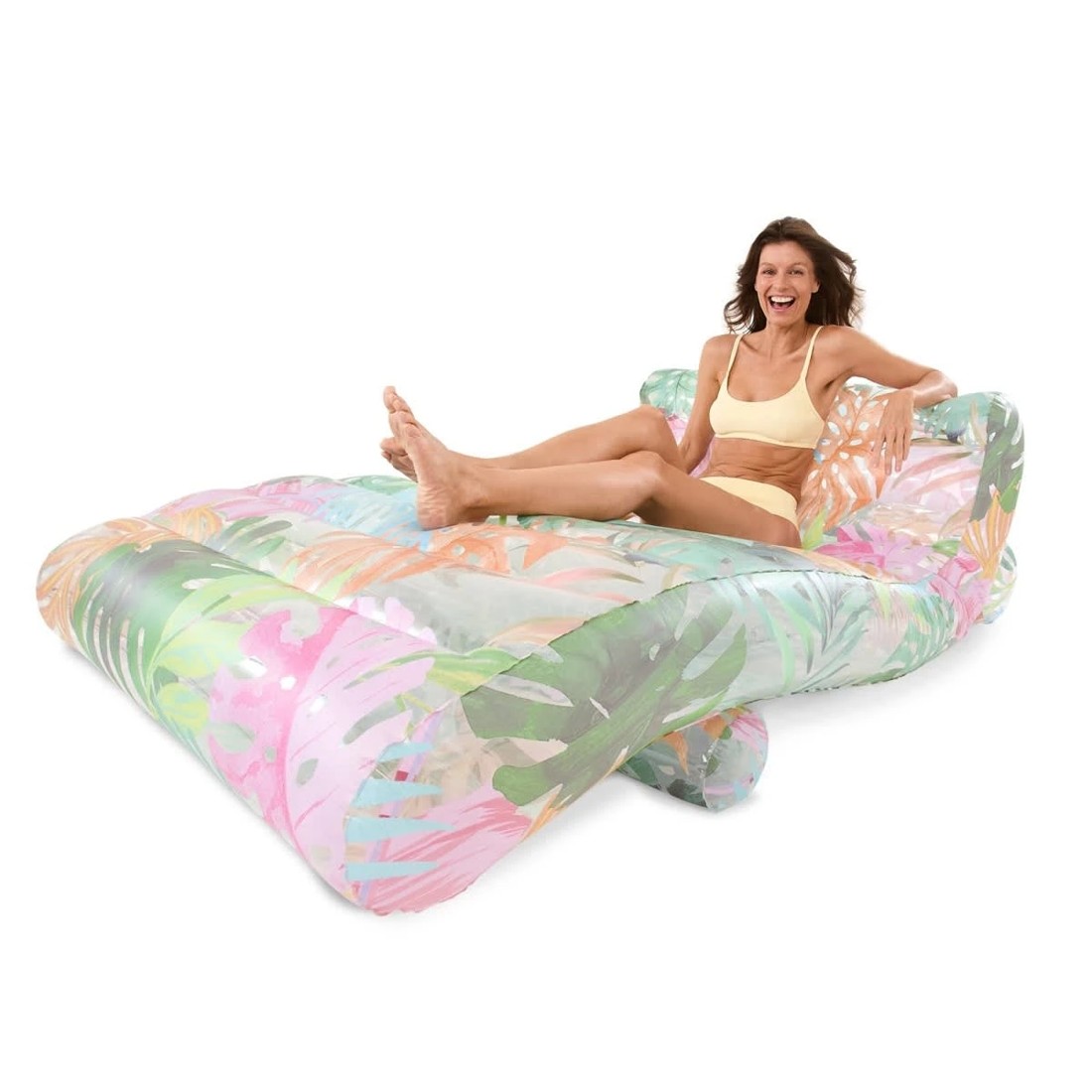 1 Inflatable Tropical Lounger, 1 of 10