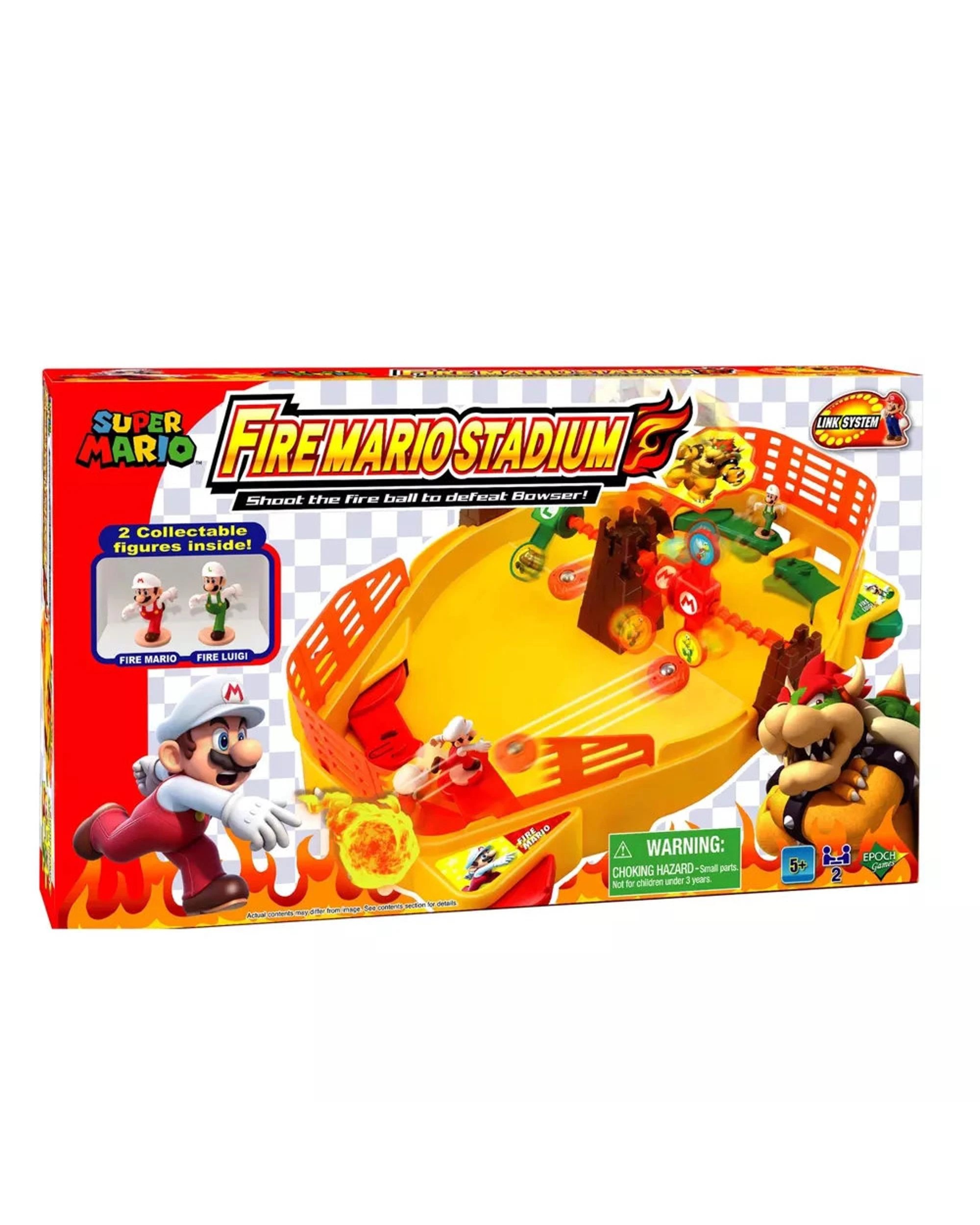 1 Super Mario Fire Mario Stadium Playset, 1 of 6