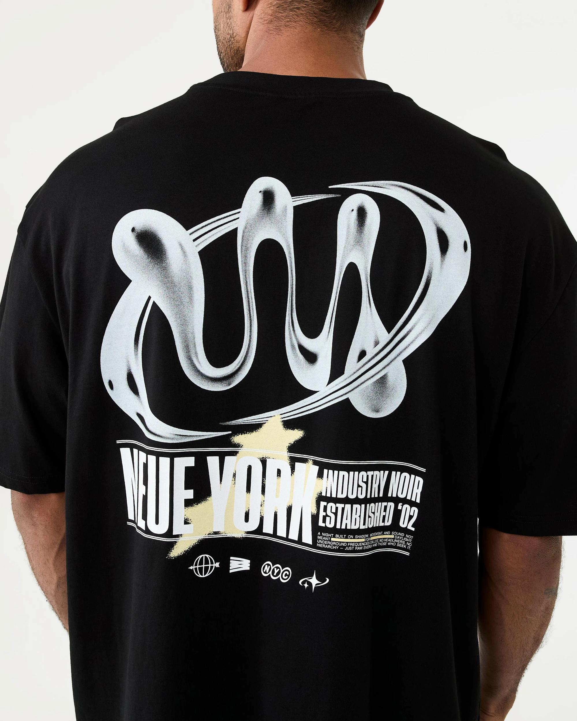 7 Boxy Print T-shirt Blk Nyork, 7 of 7