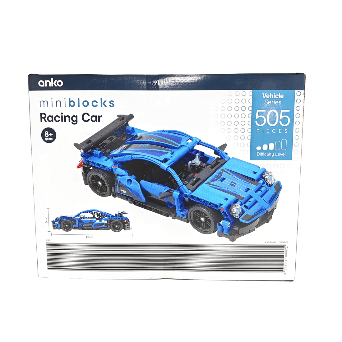 5 505 Pieces Mini Blocks Vehicle Series: Racing Car, 5 of 5