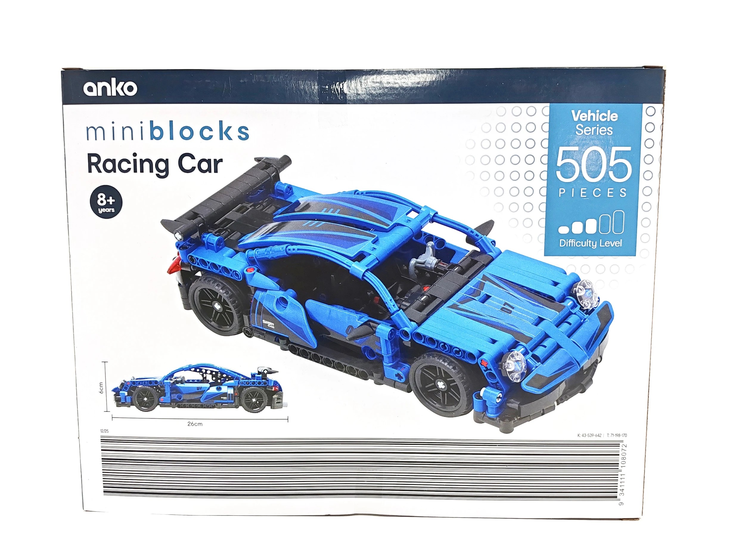 5 505 Pieces Mini Blocks Vehicle Series: Racing Car, 5 of 5