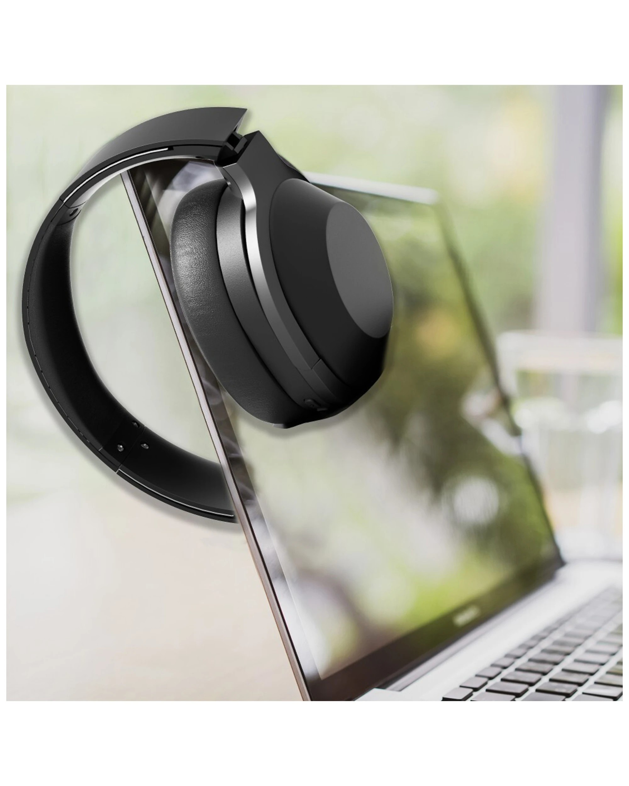 3 Laser Wireless Bluetooth Enc Over-ear Headphones Headset With Microphone - Black, 3 of 8