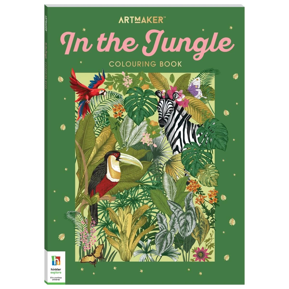 1 Art Maker: In the Jungle Colouring Book, 1 of 5