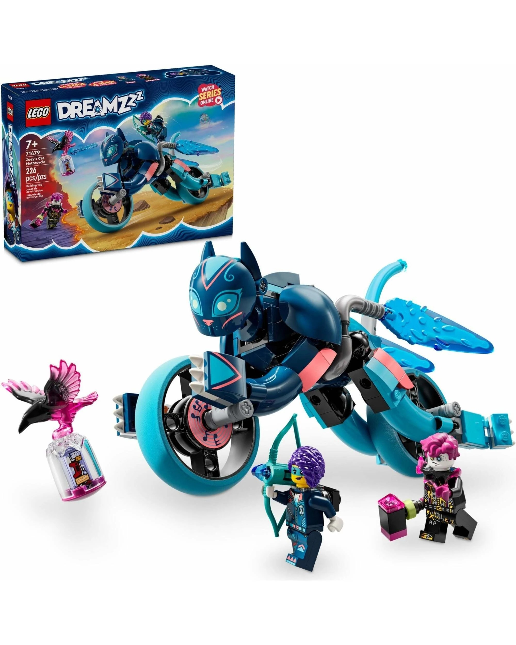 2 LEGO DREAMZzz Zoey's Cat Motorcycle 714978, 2 of 5