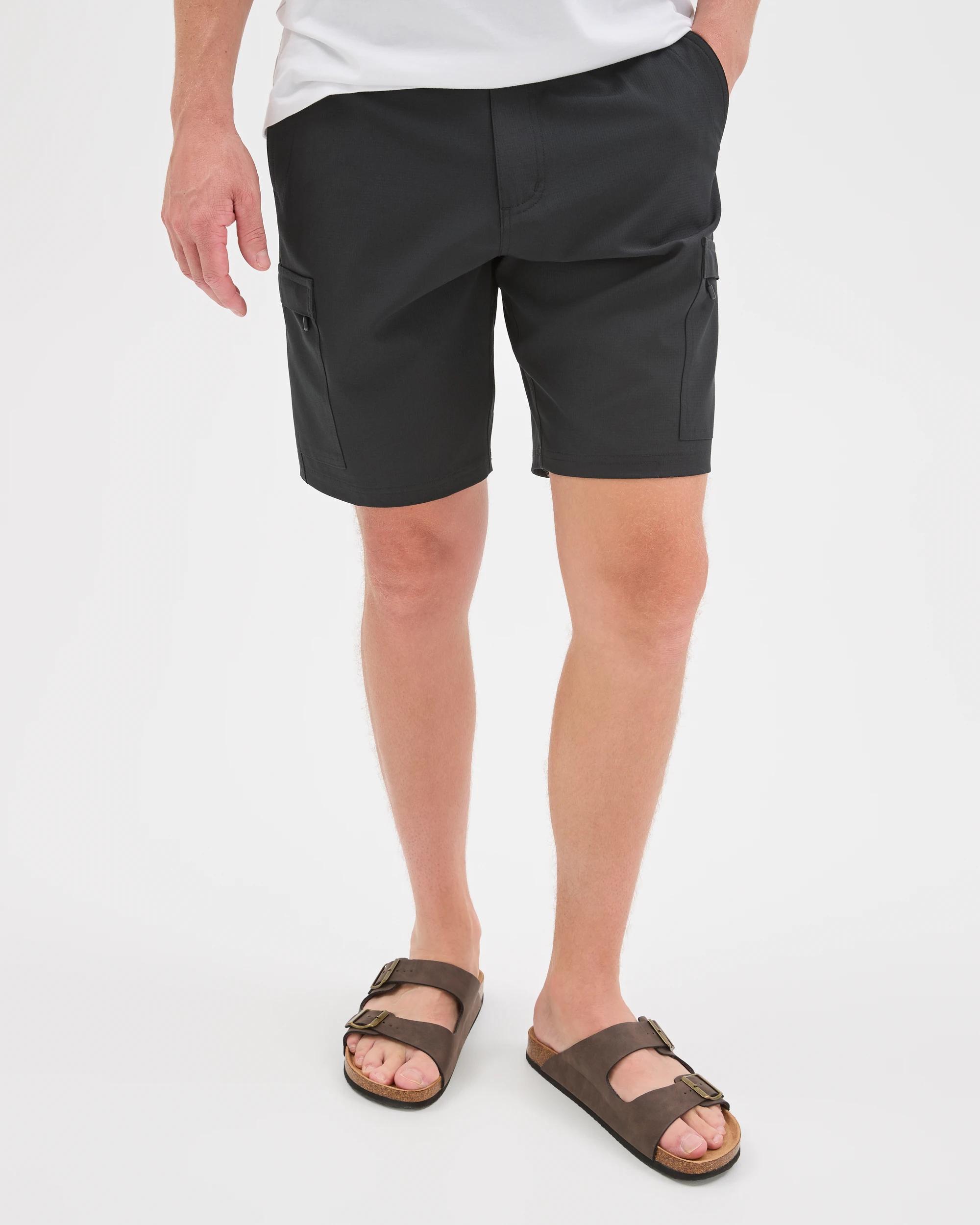 3 Target Man Hybrid Cargo Swim Boardshorts BLACK, 3 of 5