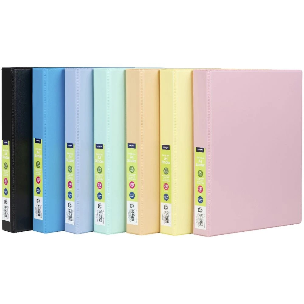 6 J.Burrows A4 Binder 2D 25mm Peach, 6 of 6