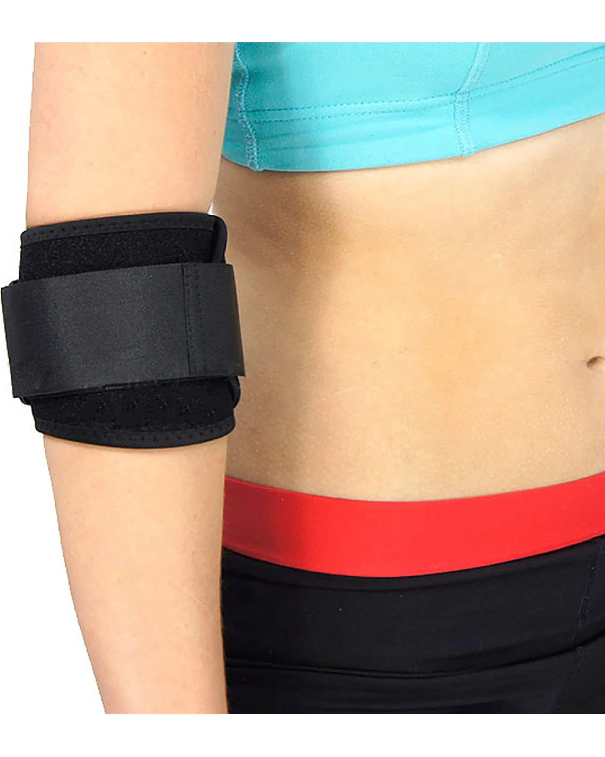 2 Powertrain Sports Tennis Elbow Sports Injury Compression Support - Black, 2 of 4