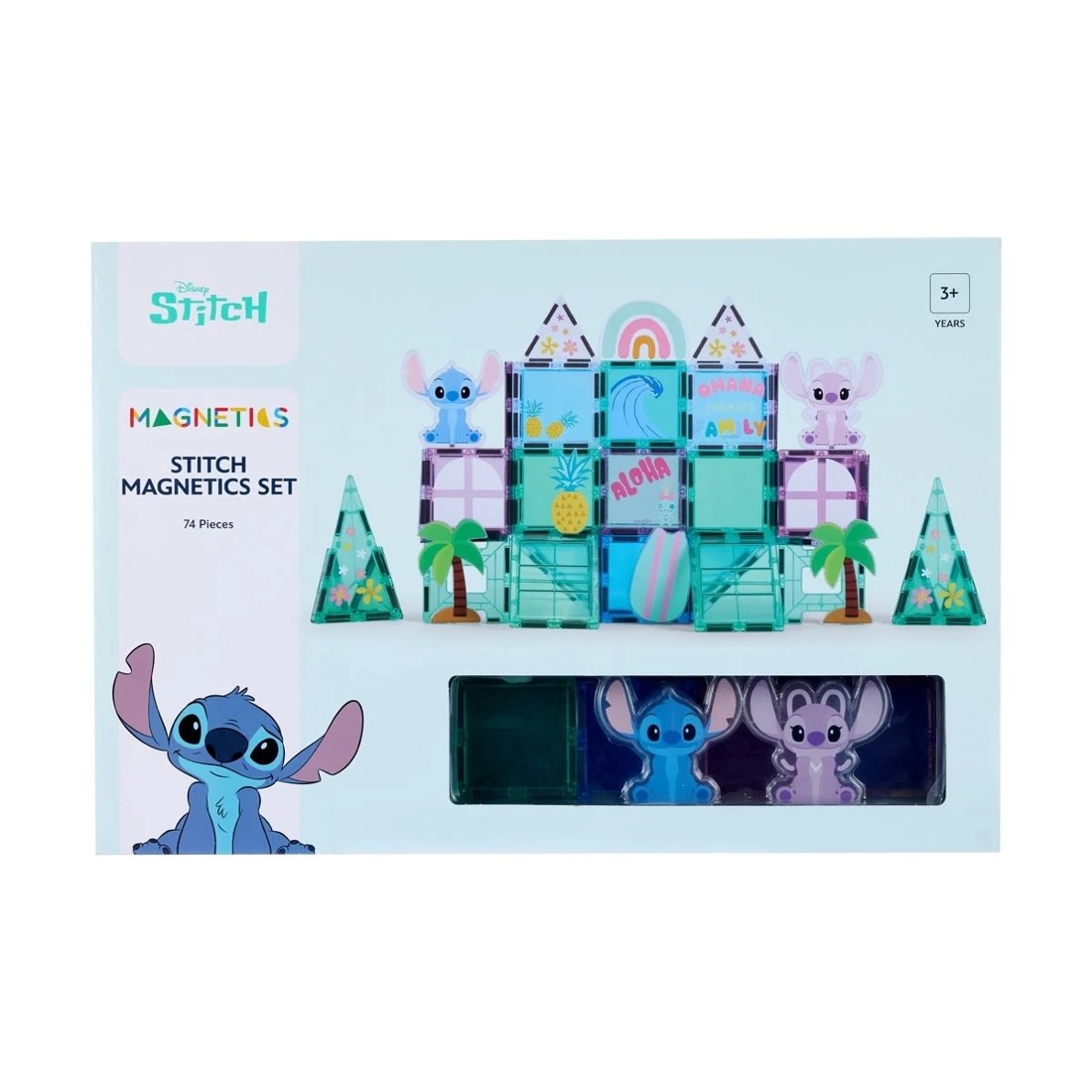 1 74 Piece Disney Lilo & Stitch Magnetics Set, 1 of 7