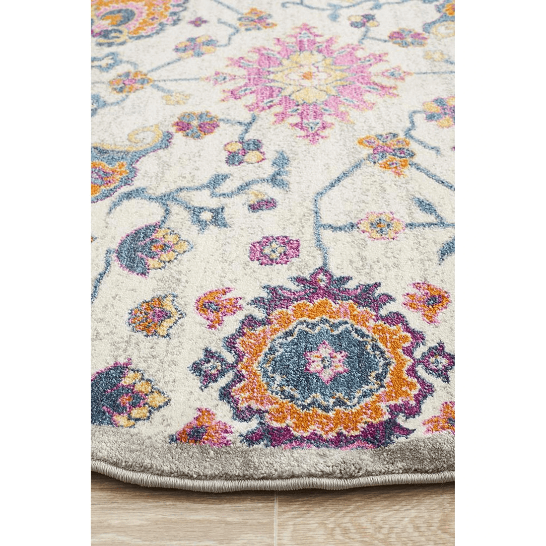 5 Rug Culture Babylon 208 Round Rug, Multi Polypropylene - Multi, 5 of 7