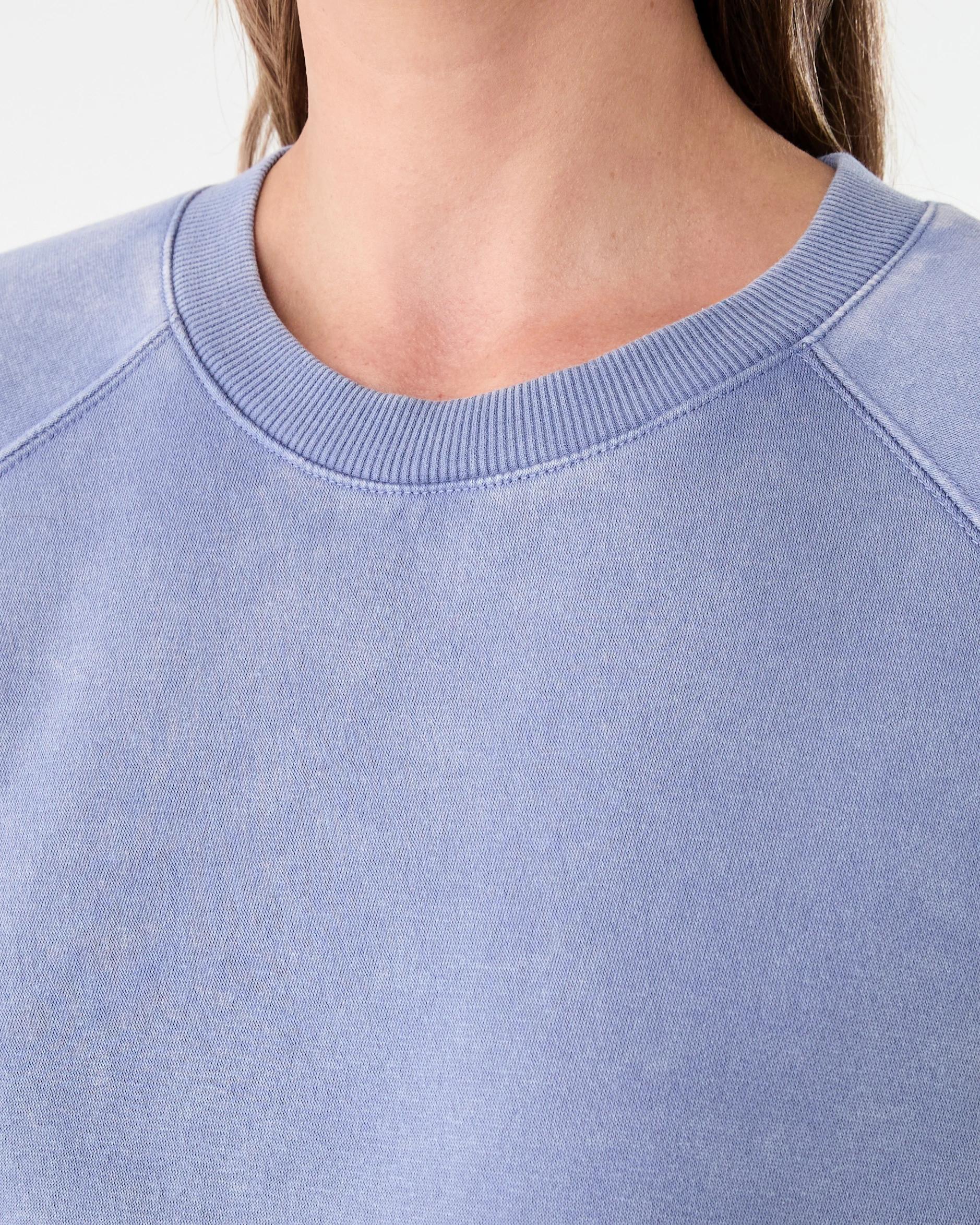 5 Long Sleeve Washed Sweatshirt Bluestone, 5 of 6