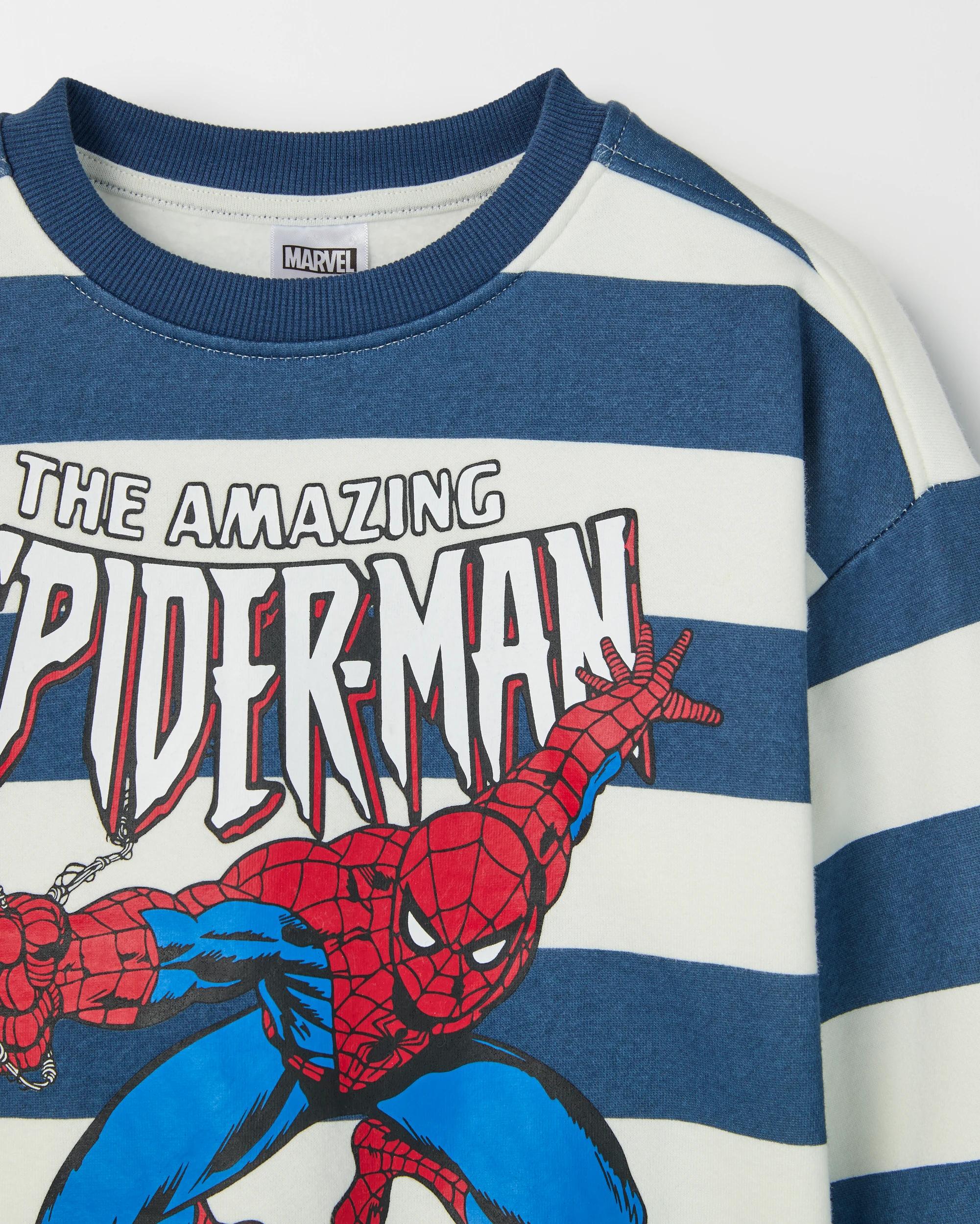 6 Disney Marvel Spider-Man Australian Cotton Blend Jumper and Shorts Set SPIDER-MAN, 6 of 6