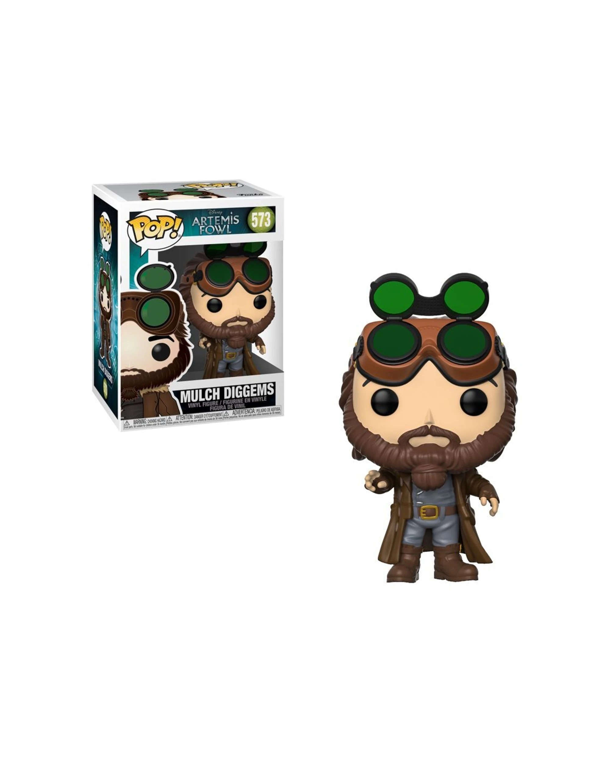 2 Pop Artemis Fowl - Mulch Diggems Vinyl Figure 10cm Collectible Toy Sealed - Multi, 2 of 3