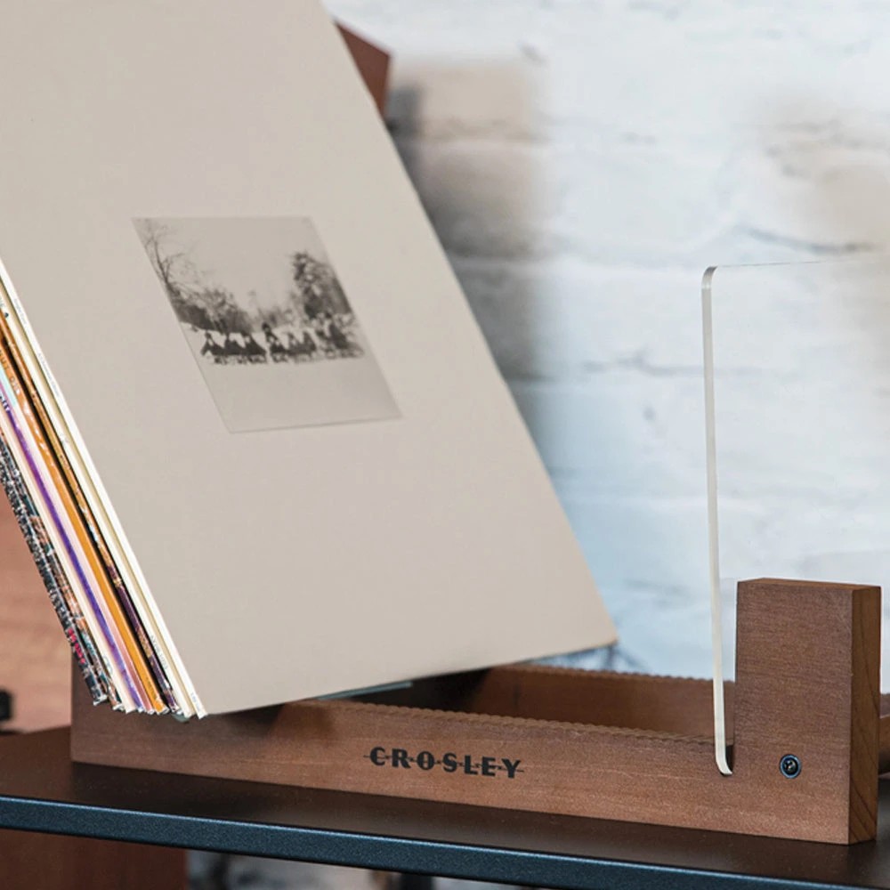 3 Crosley Cruiser Bluetooth Portable Turntable - Mint + Bundled Crosley Record Storage Display Stand - Assorted, 3 of 5