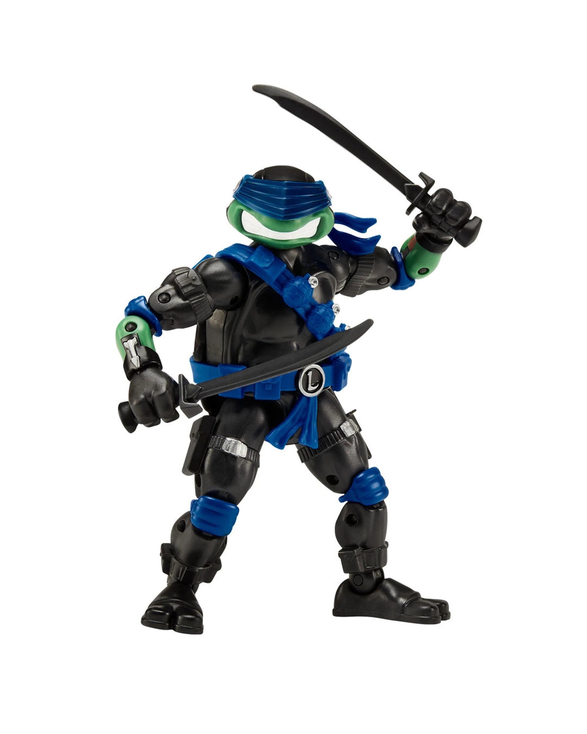3 Teenage Mutant Ninja Turtles x G.I. Joe Snake Eyes x Leo Action Figure, 3 of 3