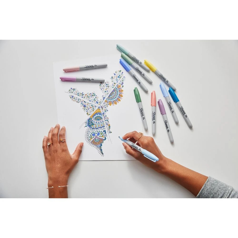 7 Sharpie Fine Permanent Markers Mystic Gems 12 Pack, 7 of 10