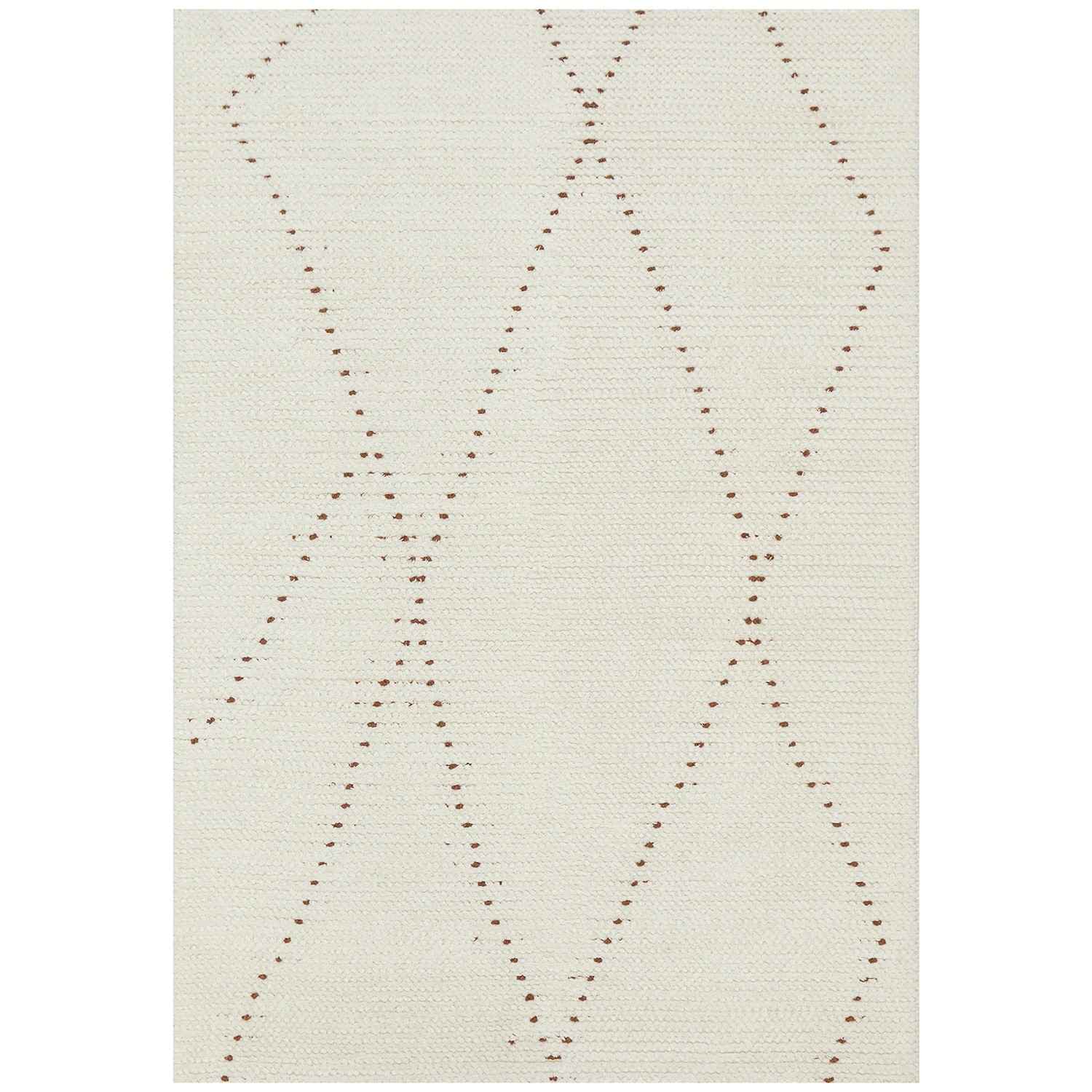 2 Common Ground Rugs Lumina Daina 225x155cm - Medium Hand Loomed Wool Floor Rug - Natural, 2 of 7