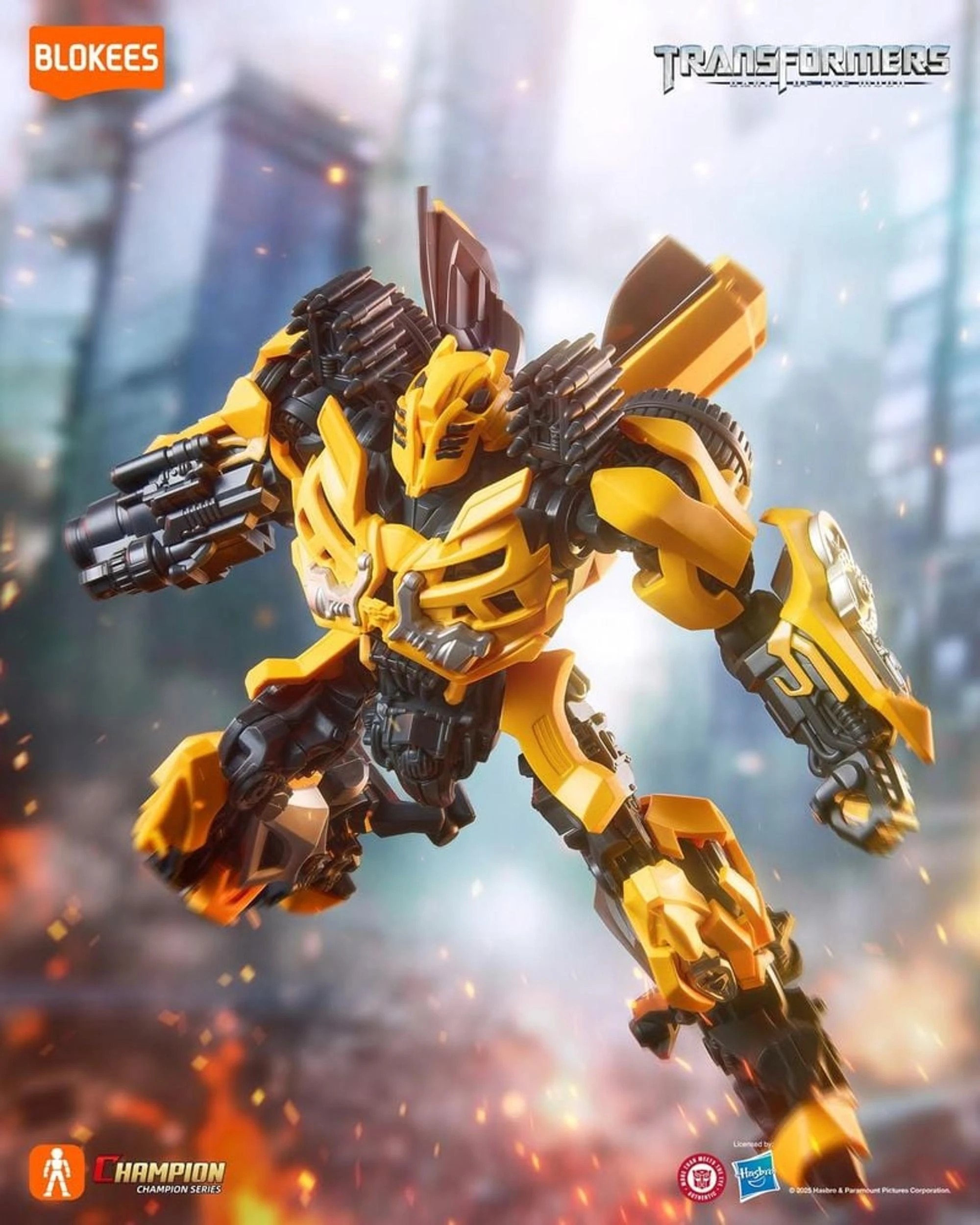 5 Blokees Transformers 3 Classic Class 23 BumbleBee Model Kit, 5 of 6