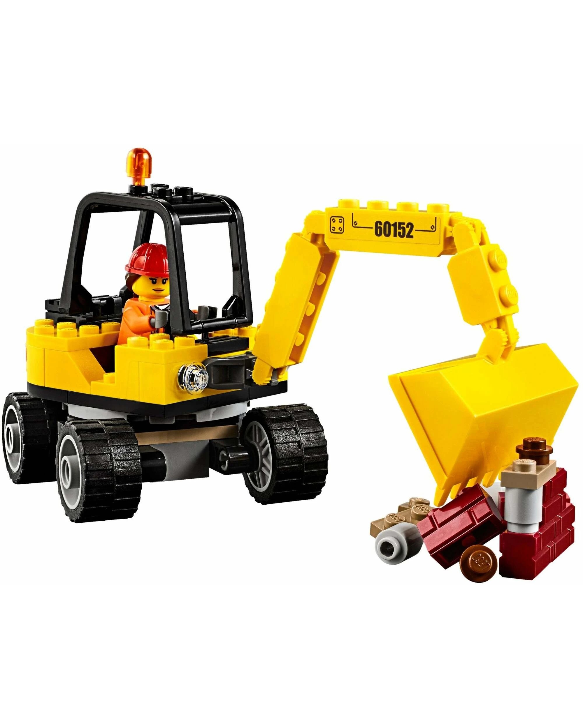 5 LEGO 60152 City Sweeper & Excavator Construction Set, 5 of 5