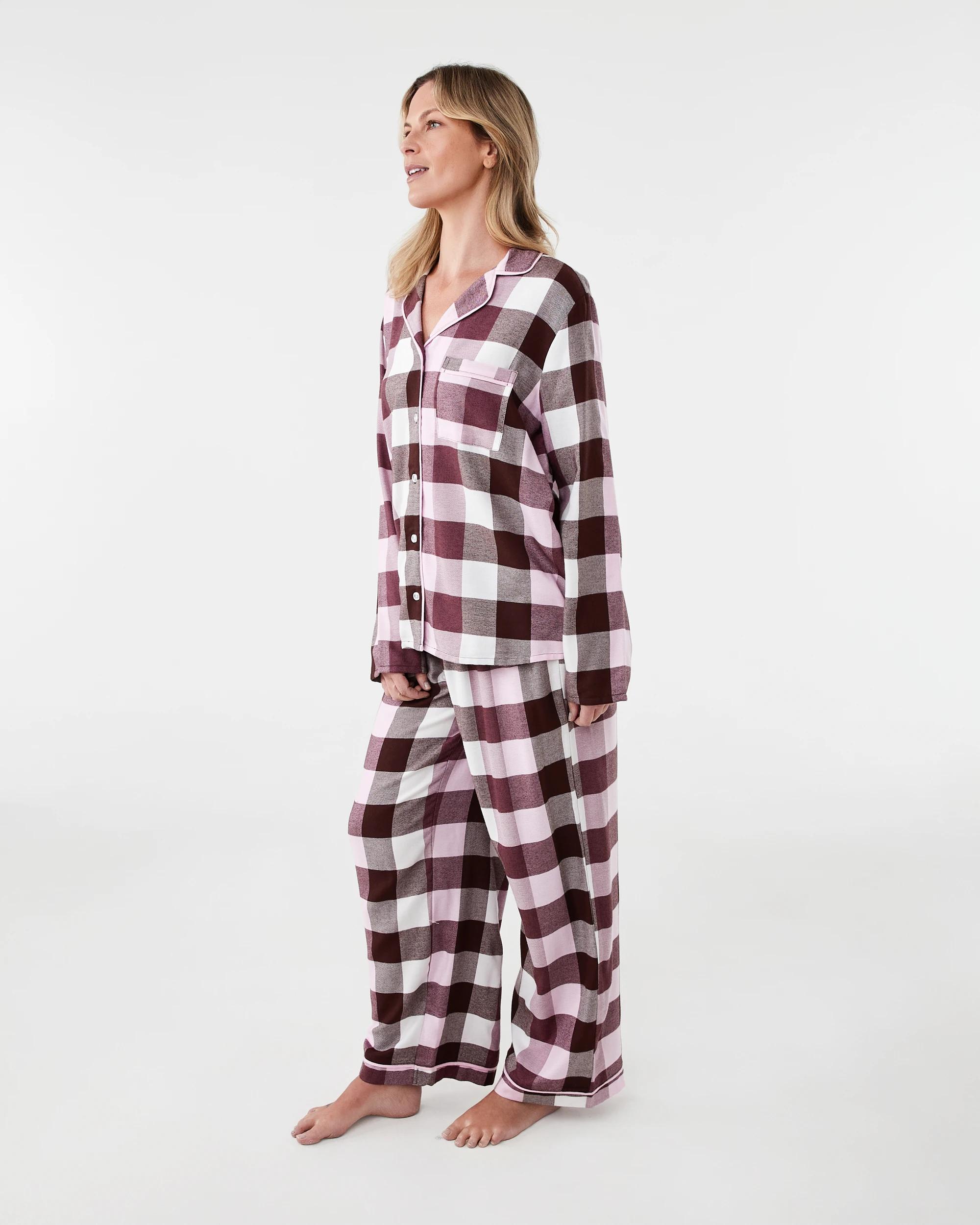 2 Classic Flannel Pyjama Set Large Chk, 2 of 9
