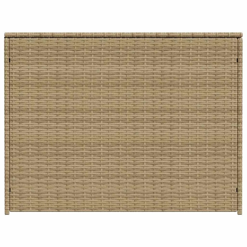 5 vidaXL Outdoor Storage Box on Wheels Modern - Beige, 5 of 9