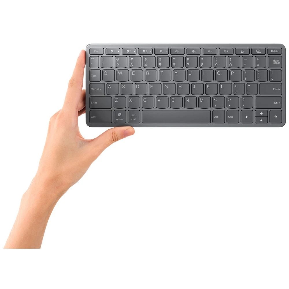 9 Lenovo Multi Device Wireless Keyboard Luna Grey, 9 of 10