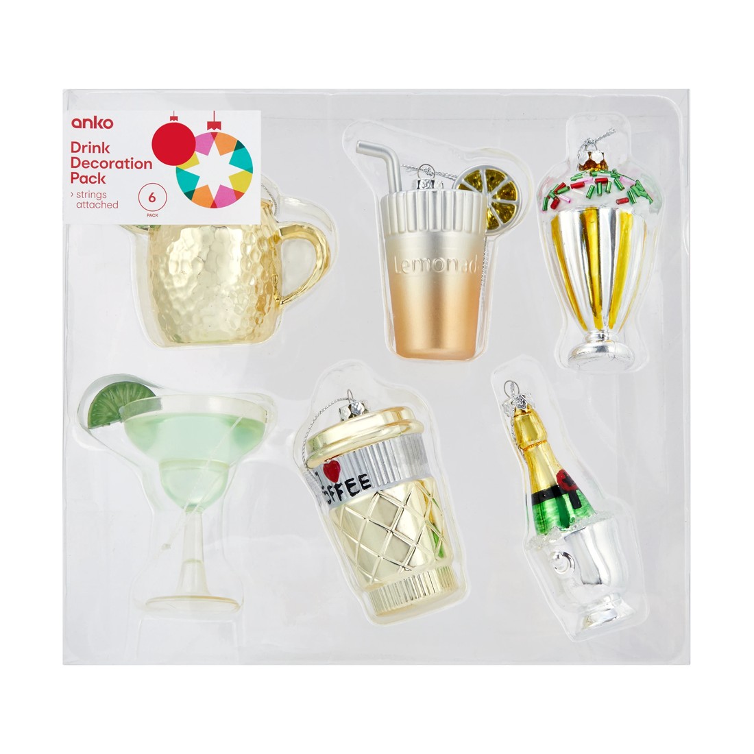 1 6 Pack Drink Decoration Pack, 1 of 9