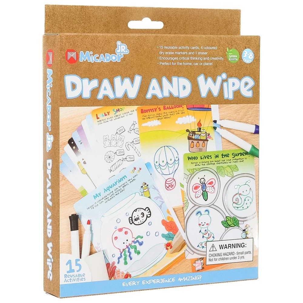 3 Micador jR Draw and Wipe Activities, 3 of 5