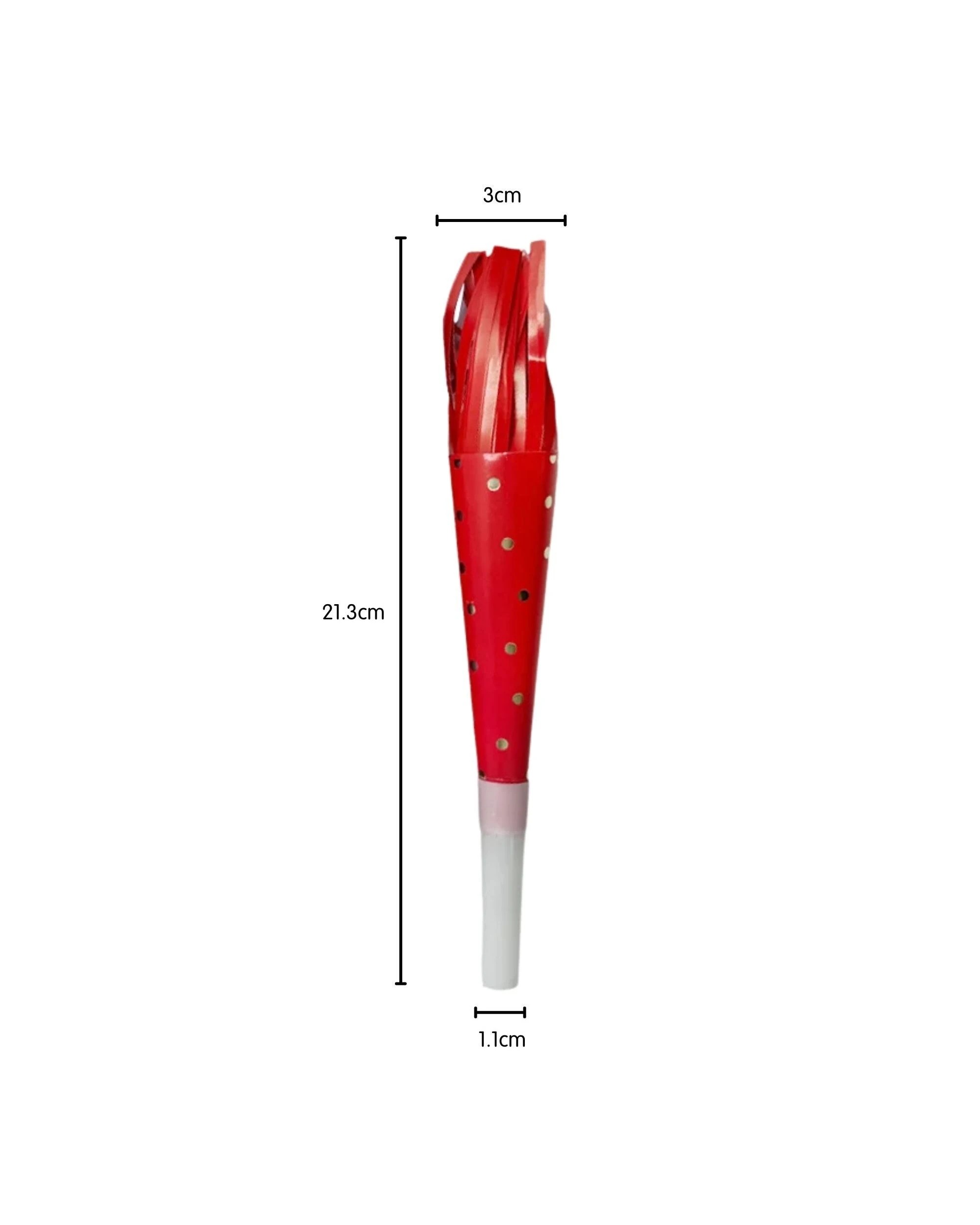 2 Party Maker Coloured Spotted Party Horn Blowers Pack of 6 - Multi, 2 of 4