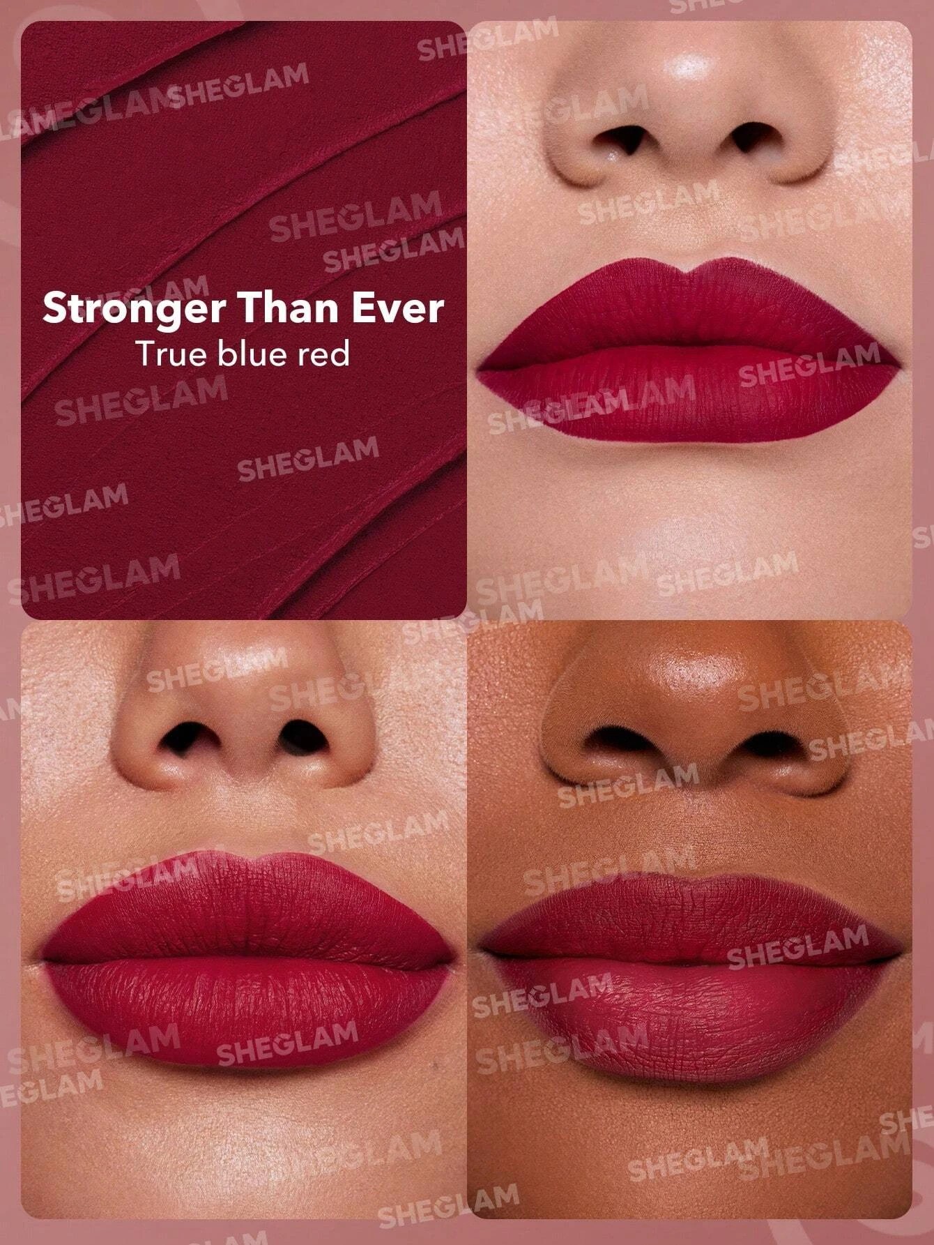 2 SHEGLAM Dynamatte Boom Long-lasting Matte Lipstick - Stronger Than Ever, 2 of 7