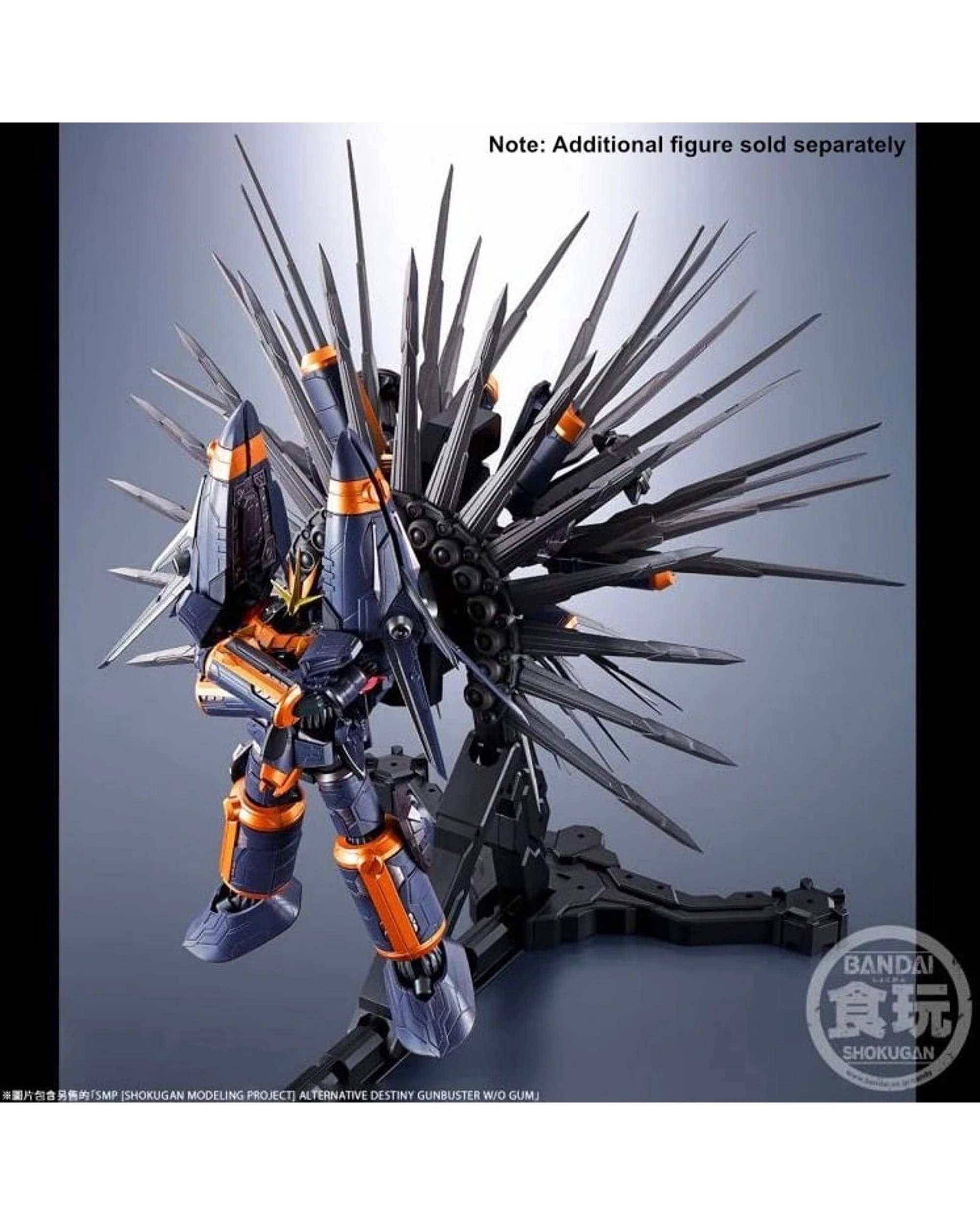 6 Bandai Shokugan Alternative Destiny Gunbuster Super Lightning Kick Option Parts Set, 6 of 10